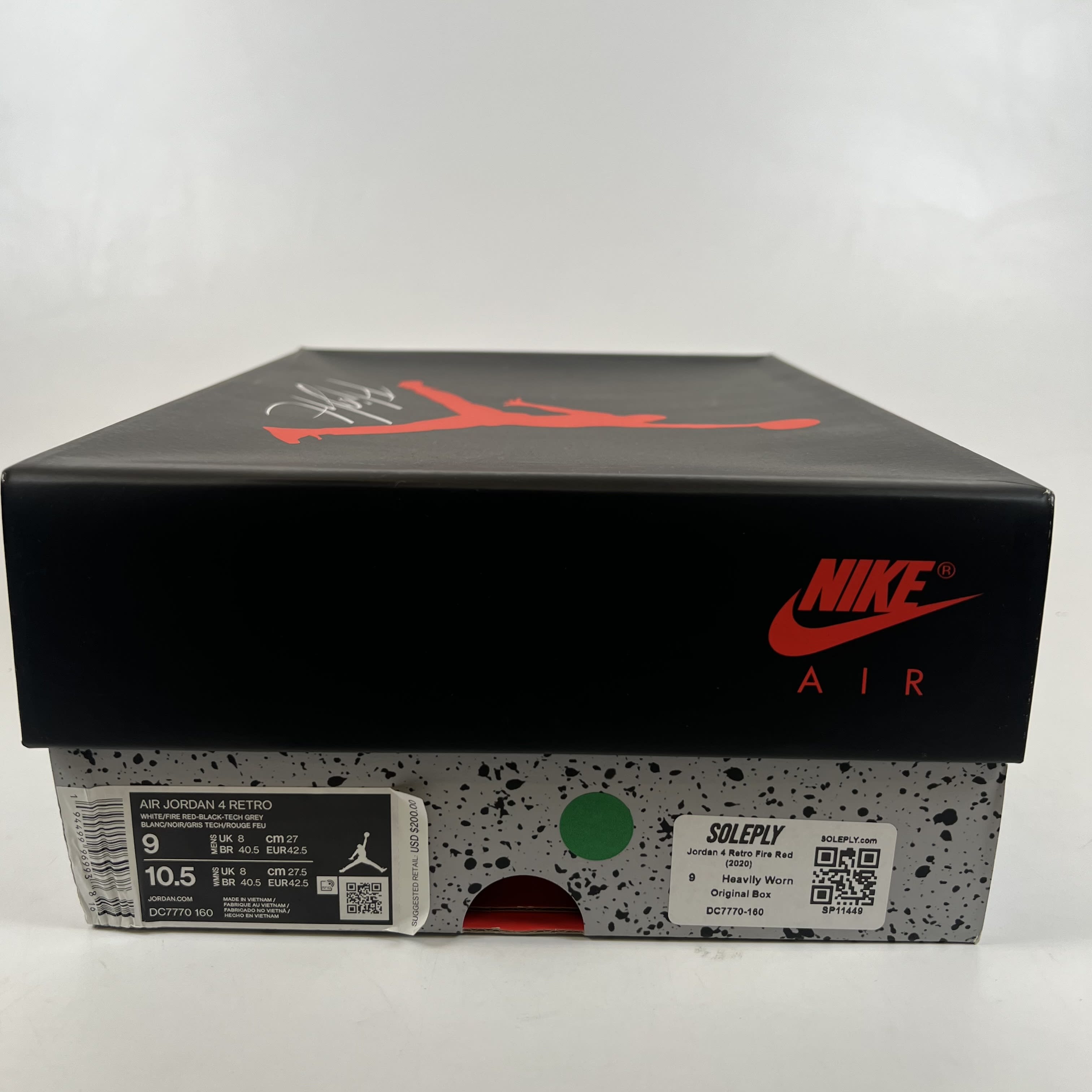 SP11449 Jordan 4 Retro Fire Red (2020)