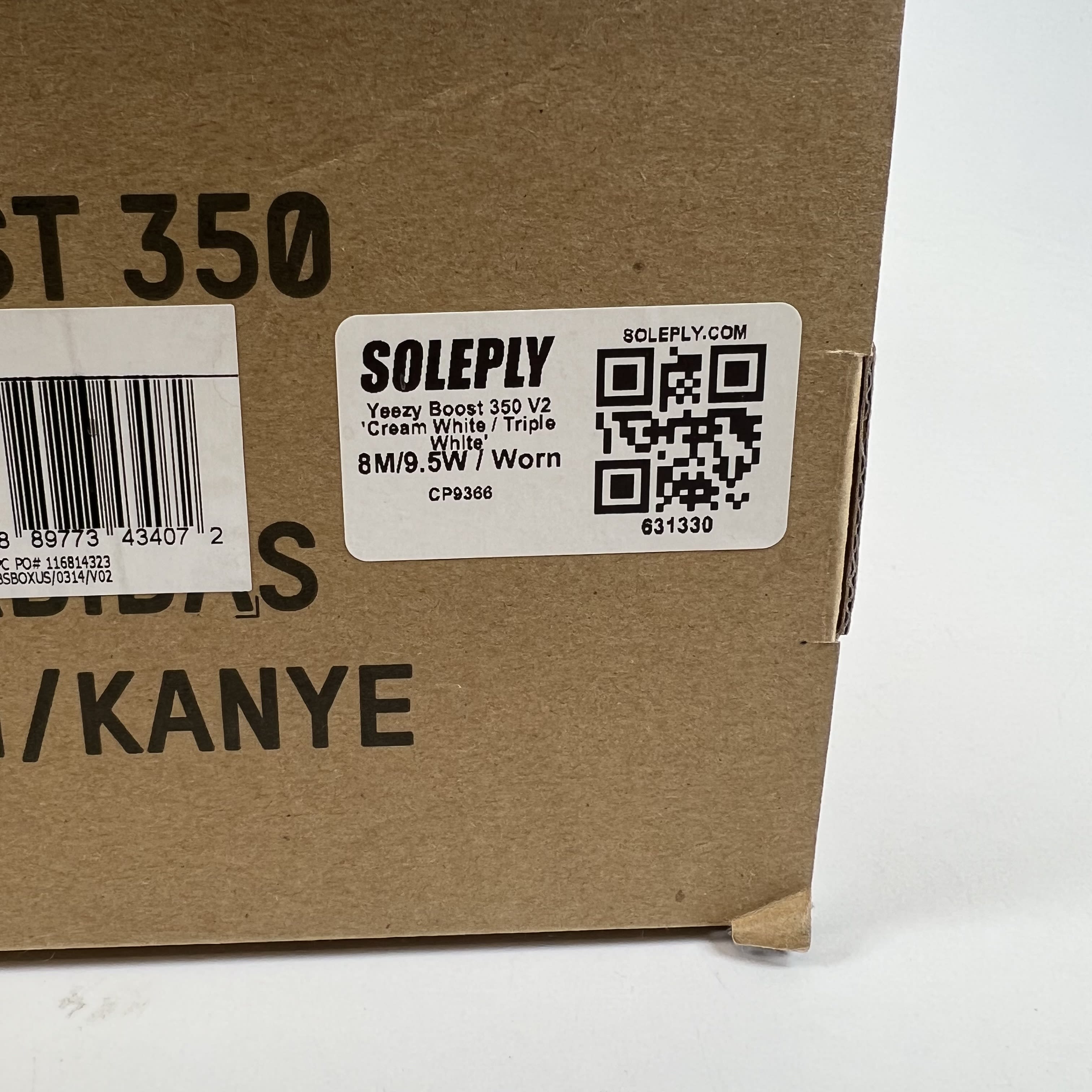 [631330] Yeezy Boost 350 V2 'Cream White / Triple White'