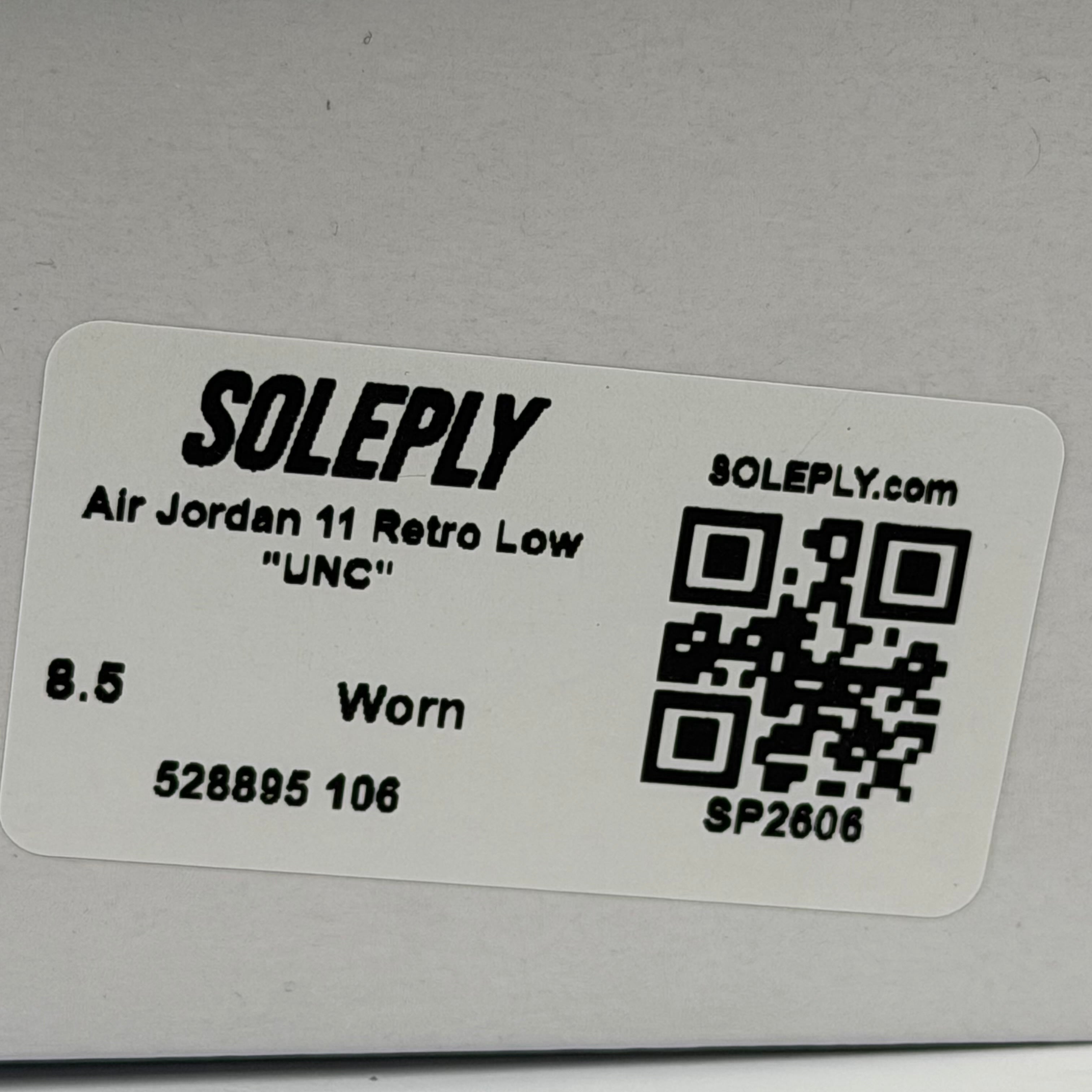SP2606 Air Jordan 11 Retro Low "UNC"