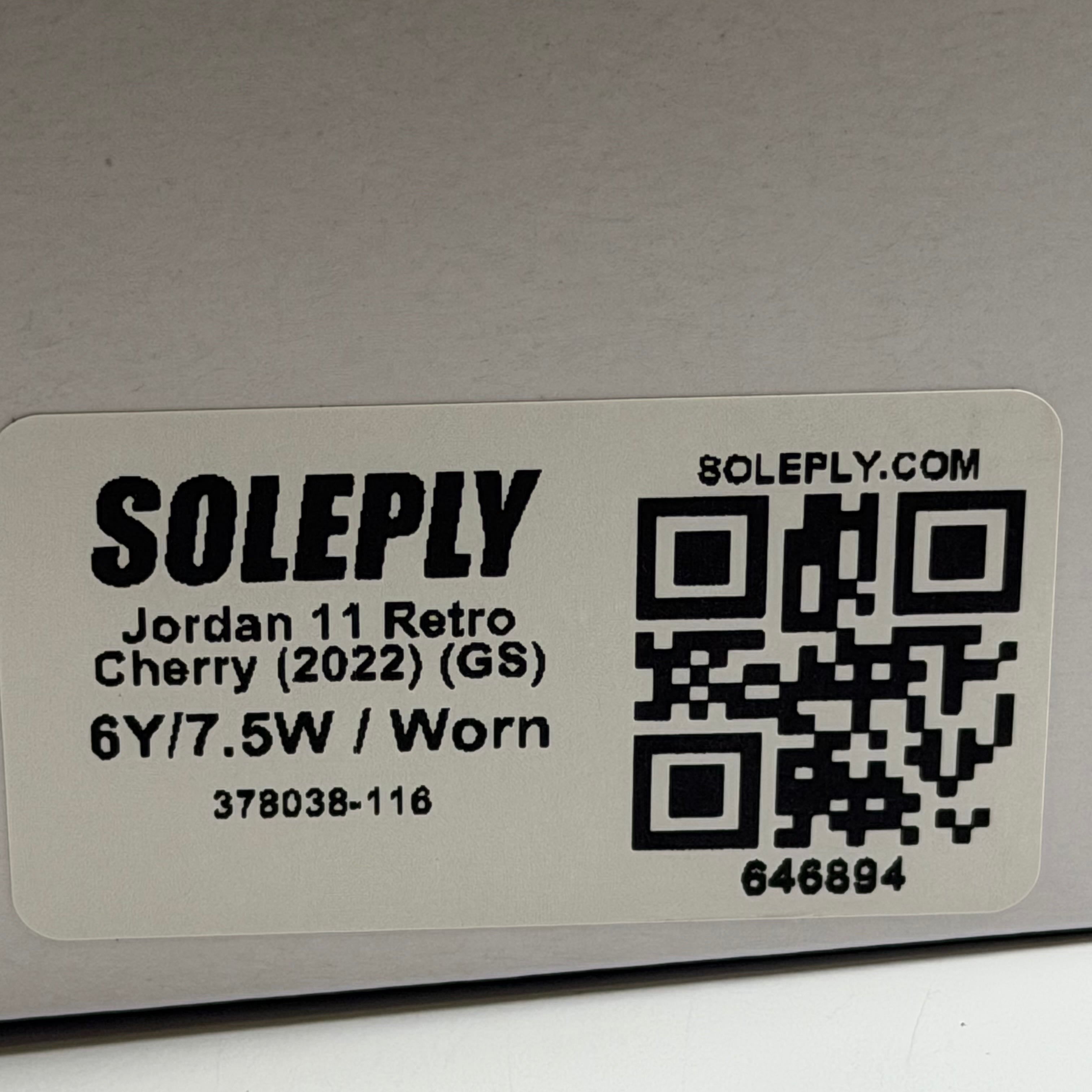 646894 Jordan 11 Retro Cherry (2022) (GS)