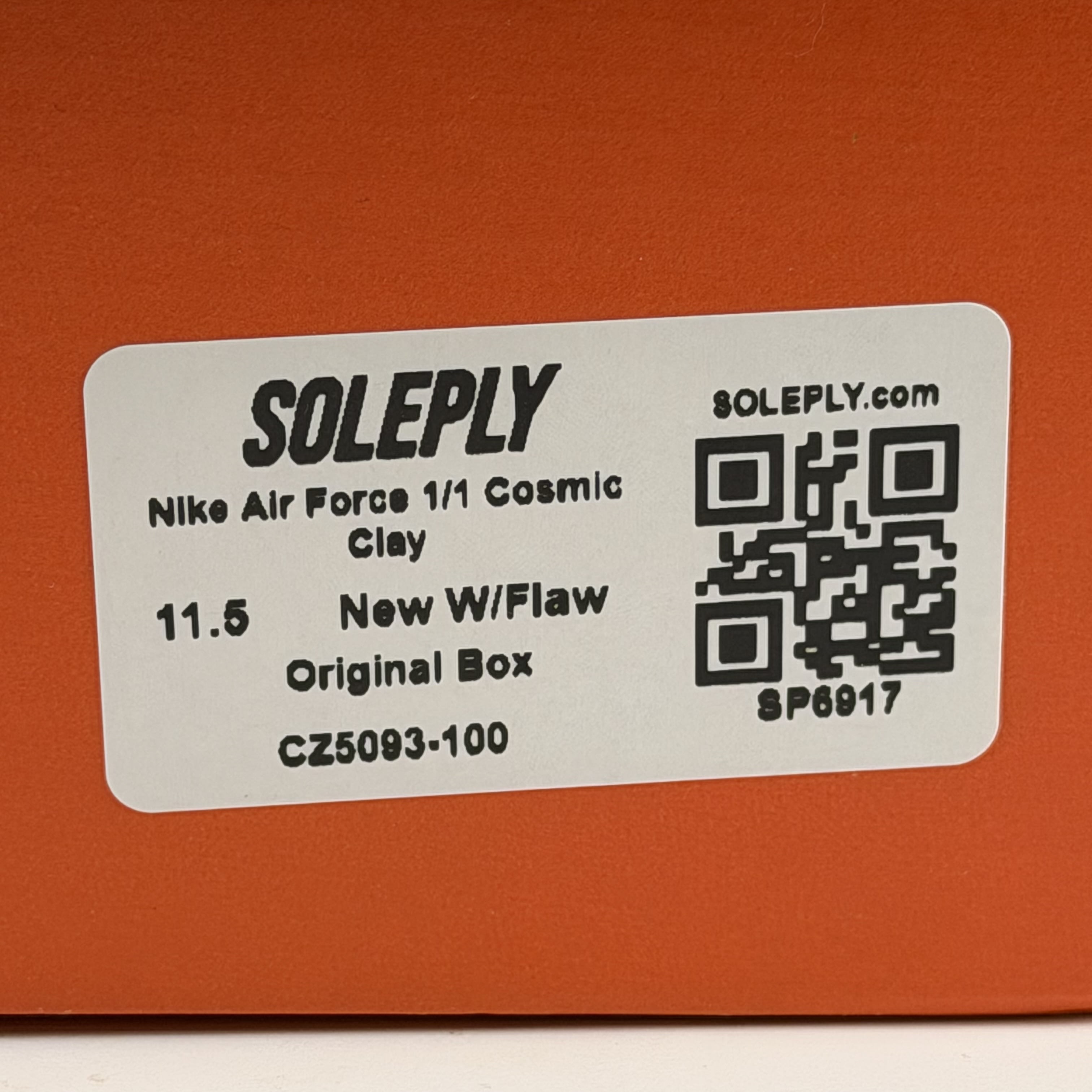 SP6917 Nike Air Force 1/1 Cosmic Clay