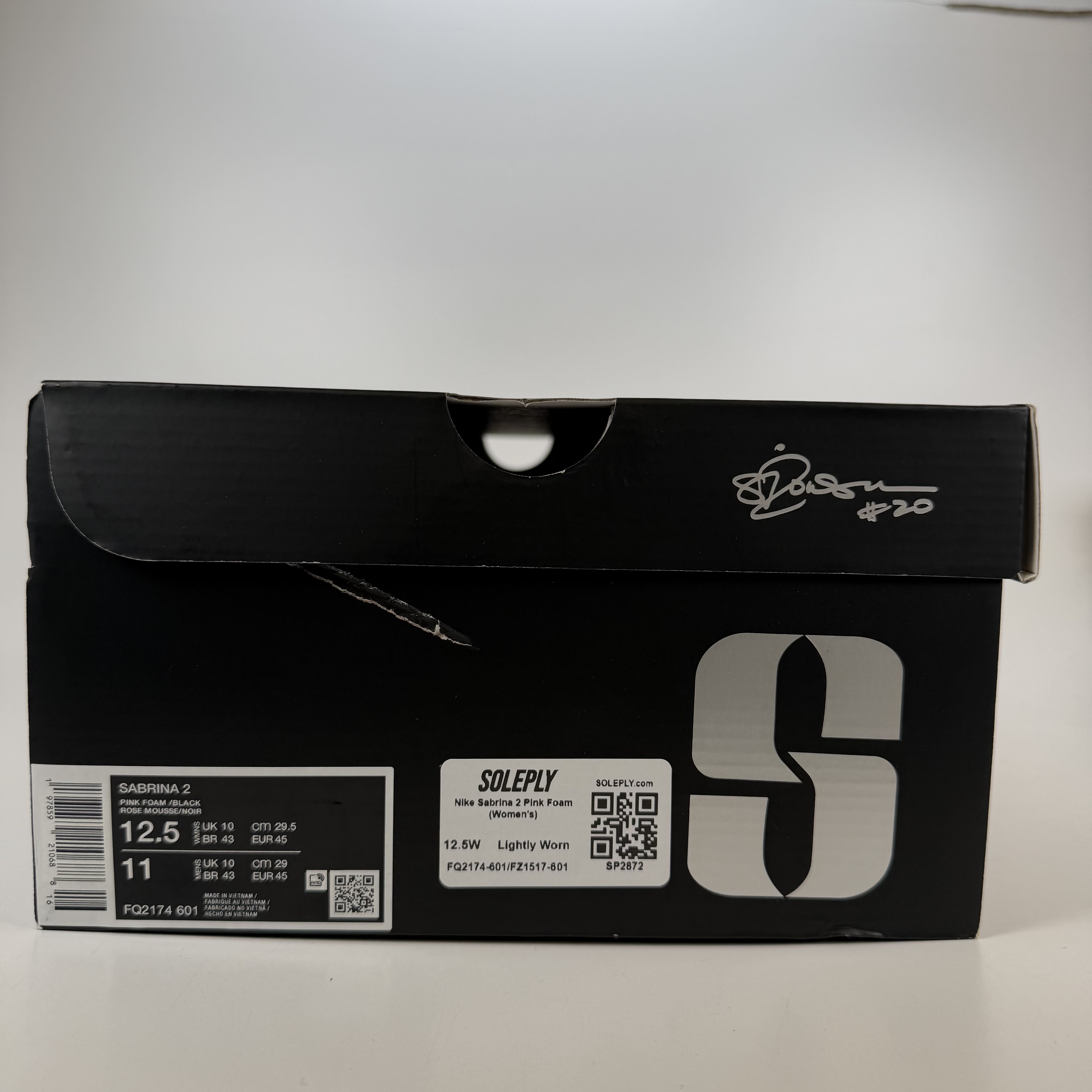 SP2872 Nike Sabrina 2 Pink Foam (Women's)