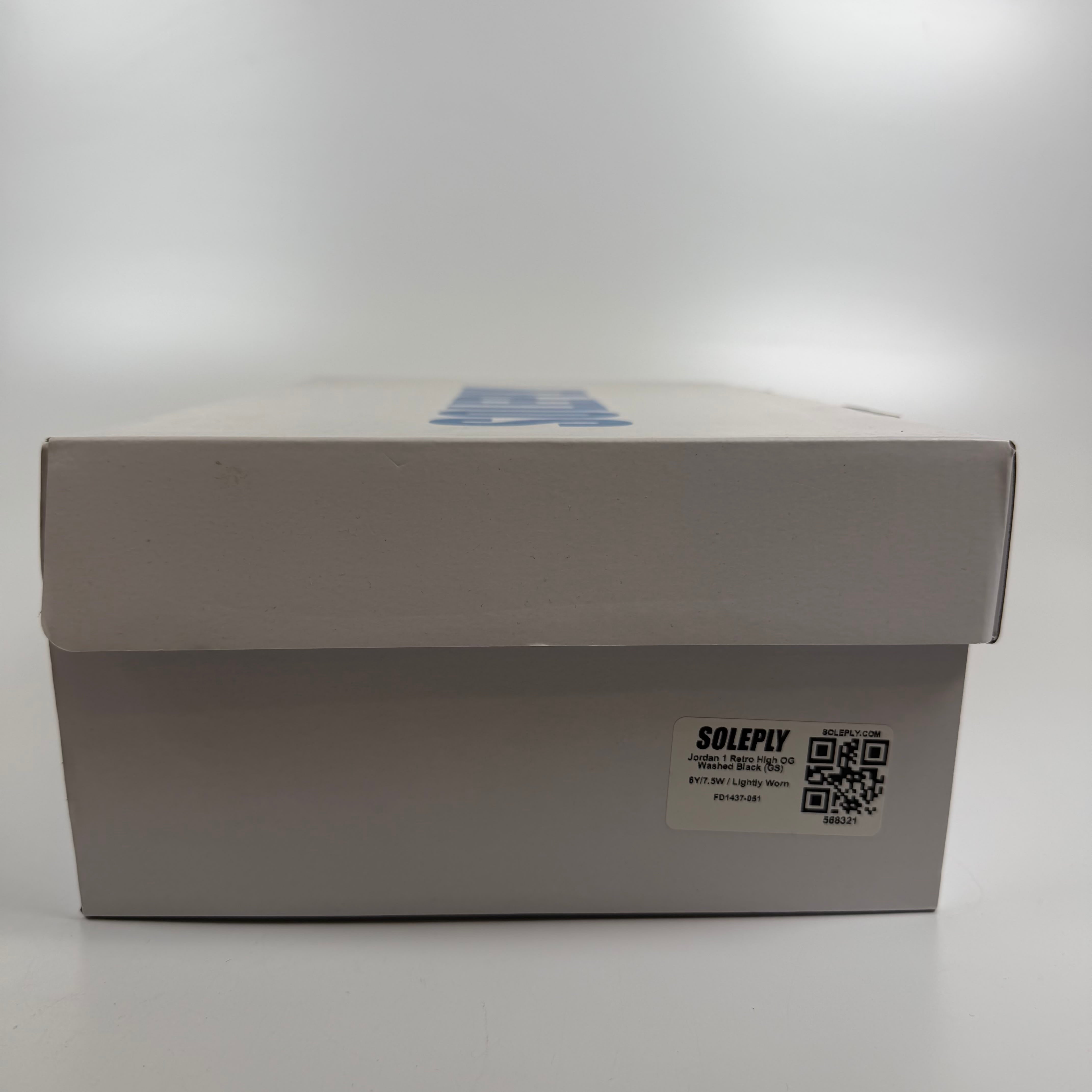 568321 Jordan 1 Retro High OG Washed Black (GS)