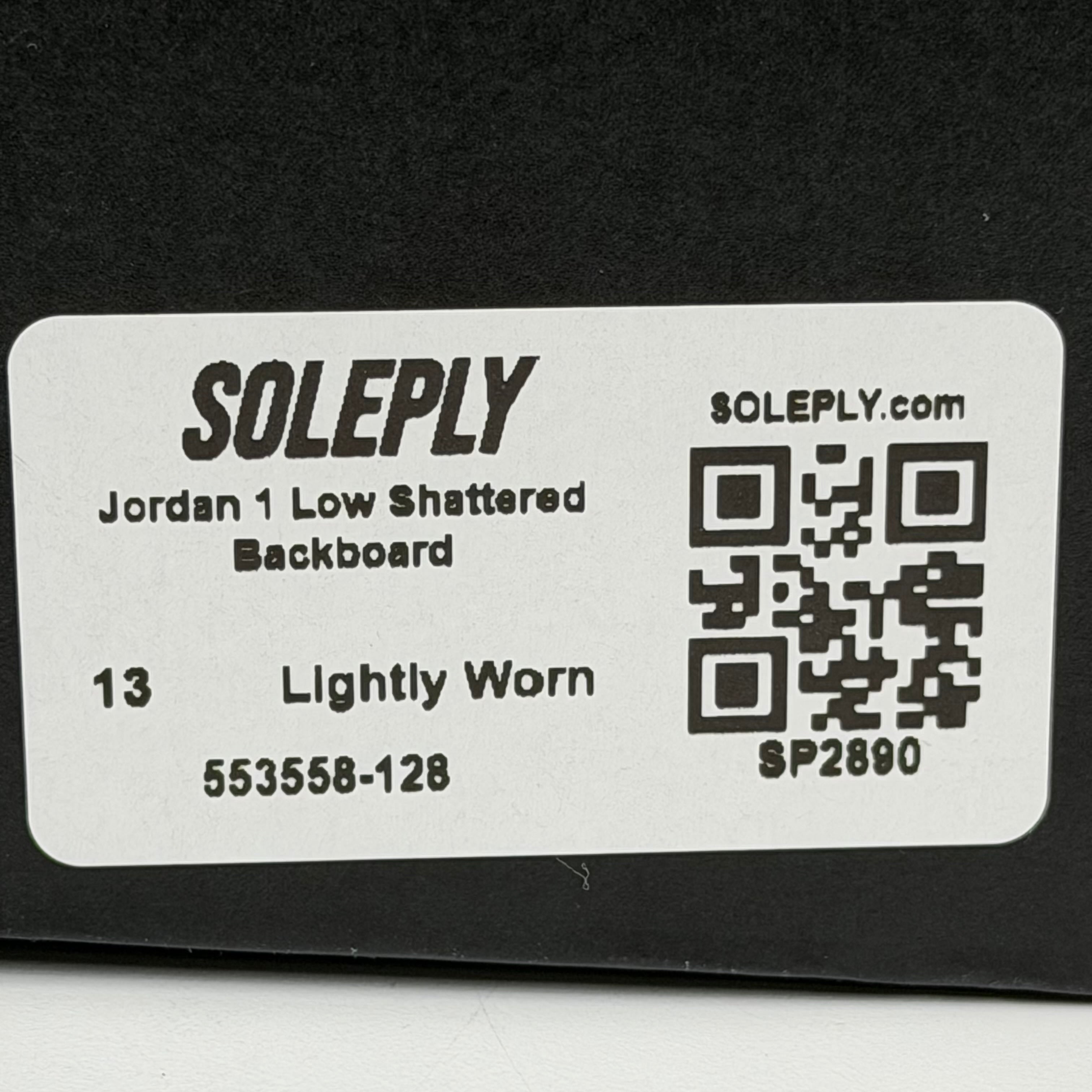 SP2890 Jordan 1 Low Shattered Backboard
