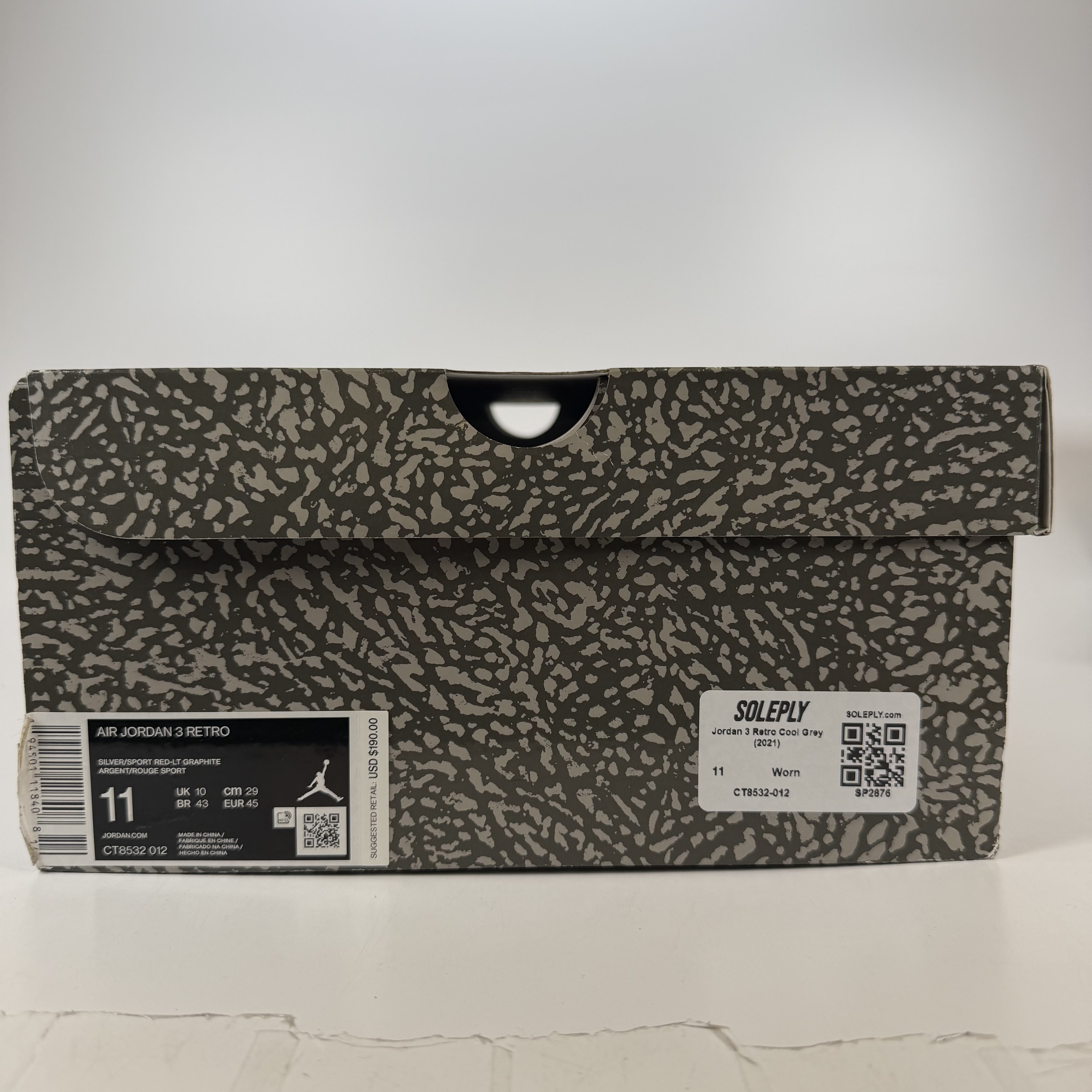 [SP2876] Jordan 3 Retro Cool Grey (2021)