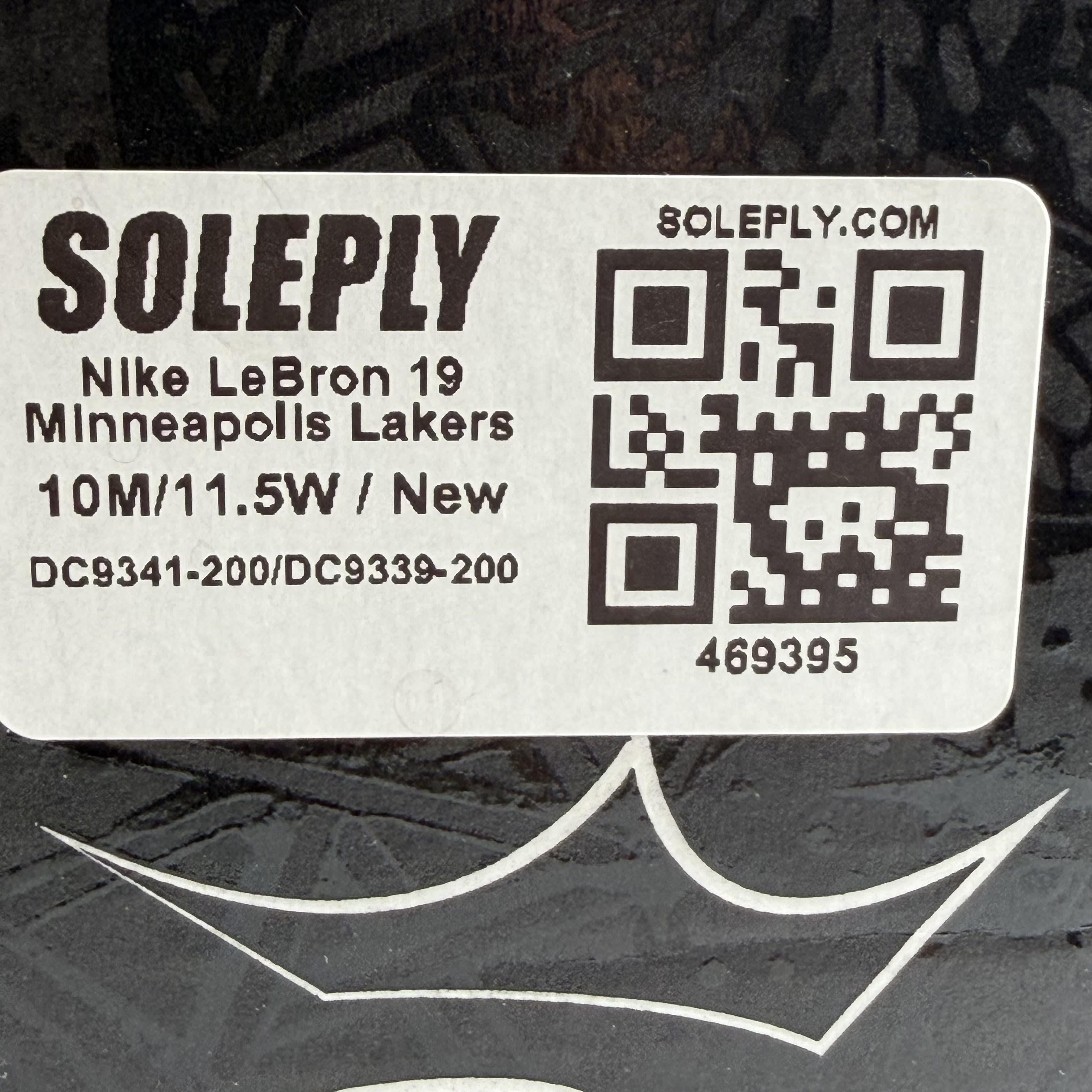 469395 Nike LeBron 19 Minneapolis Lakers