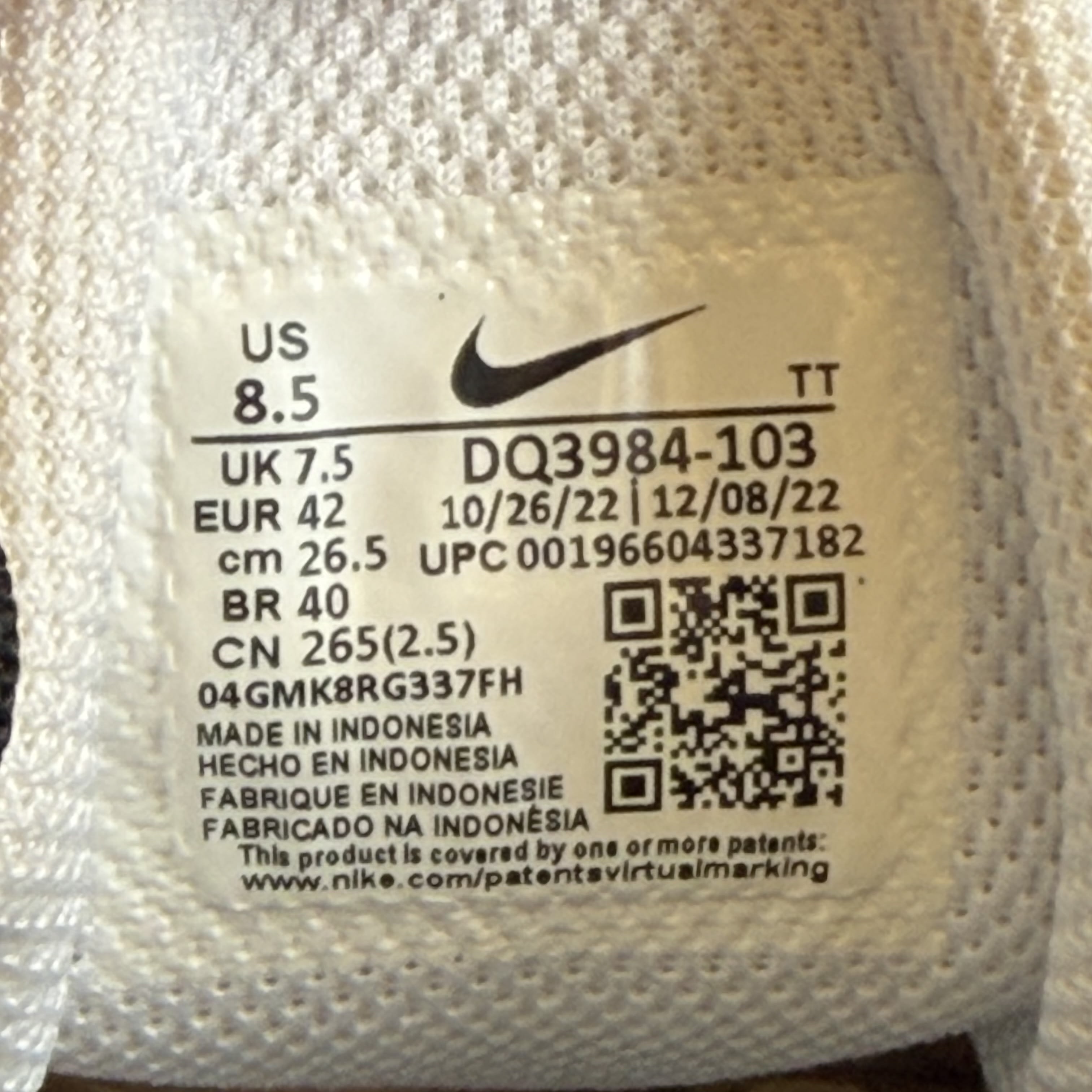 SP2919 Nike Air Max TW White Bright Spruce Black