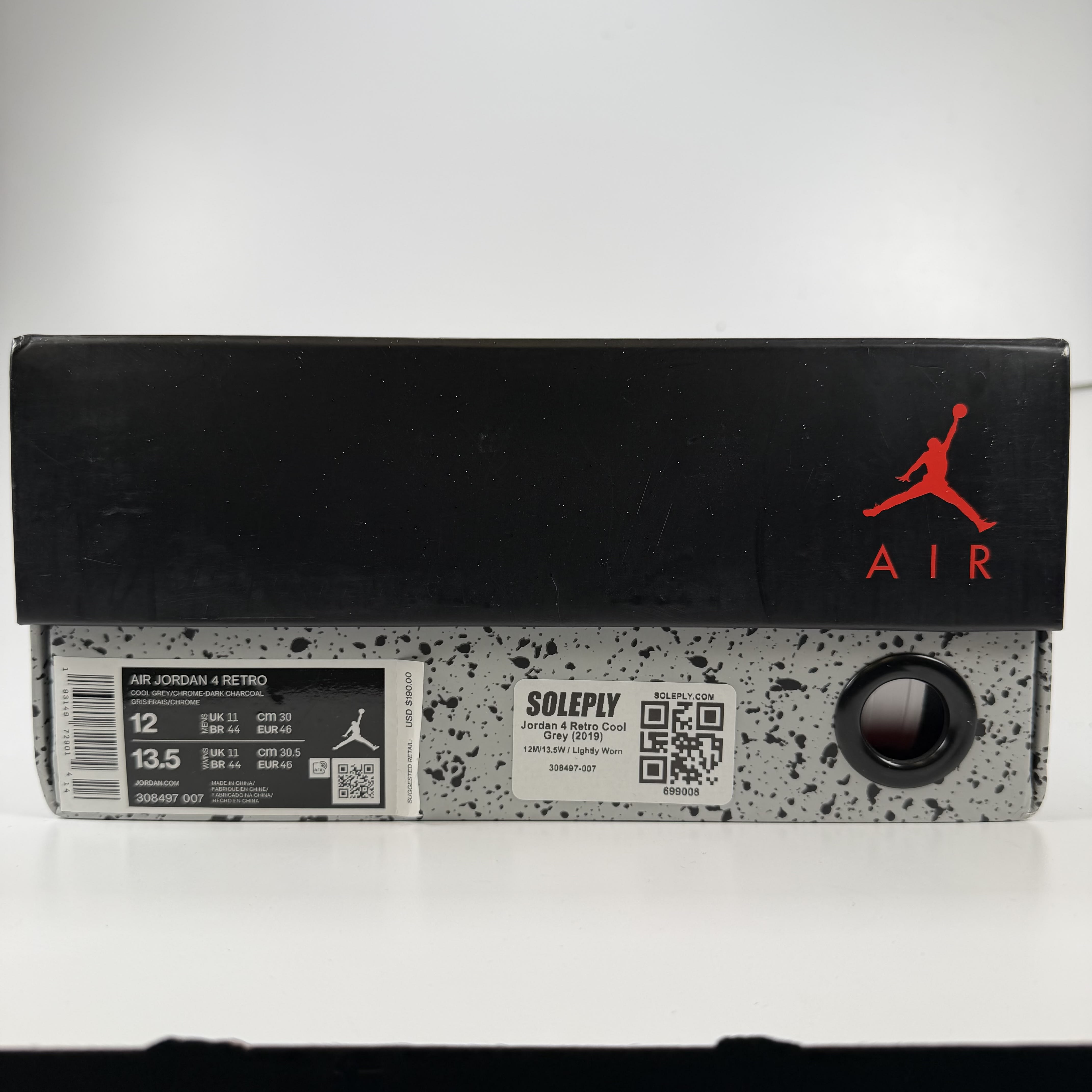 699008 Jordan 4 Retro Cool Grey (2019)