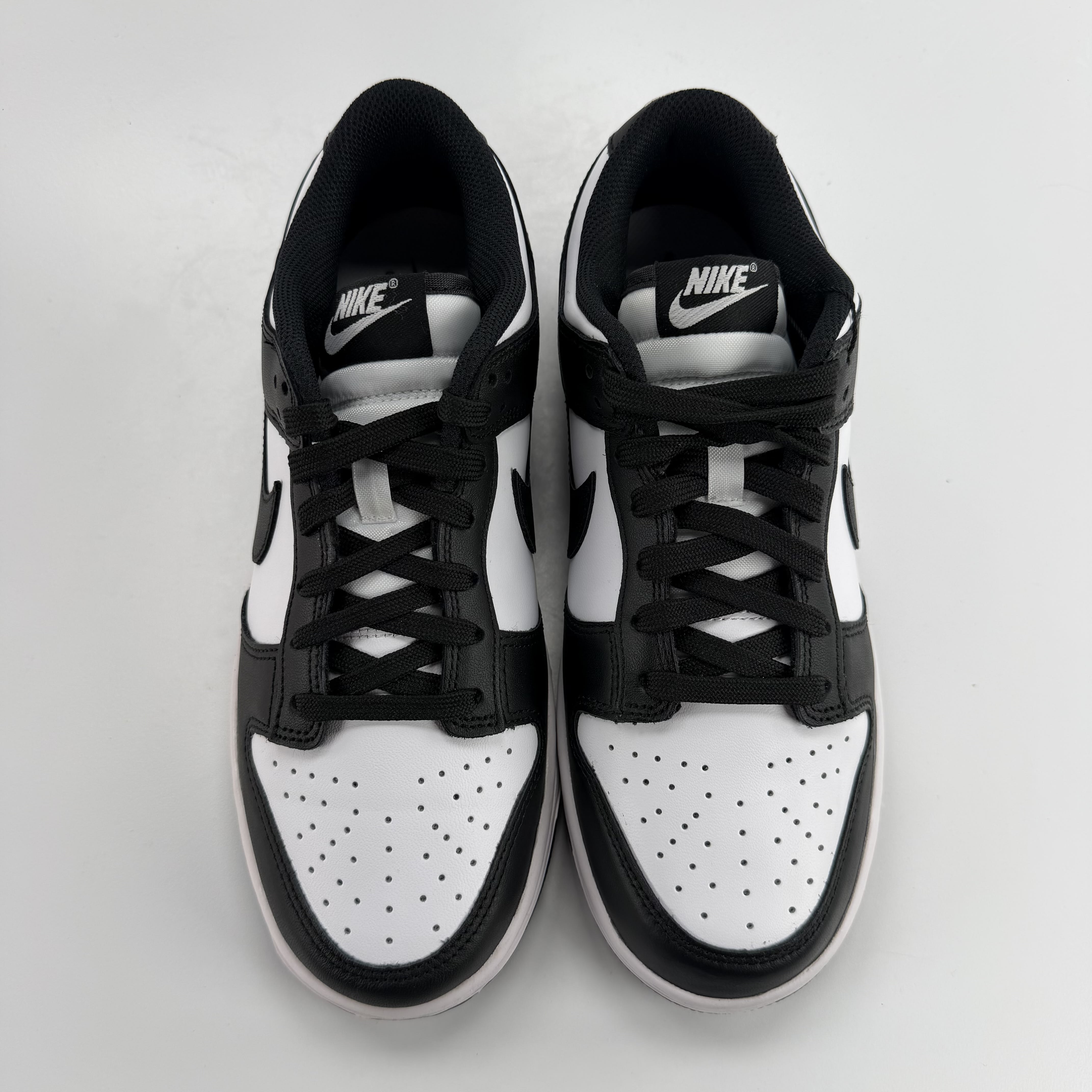 437197 Nike Dunk Low Retro White Black Panda (Women's)