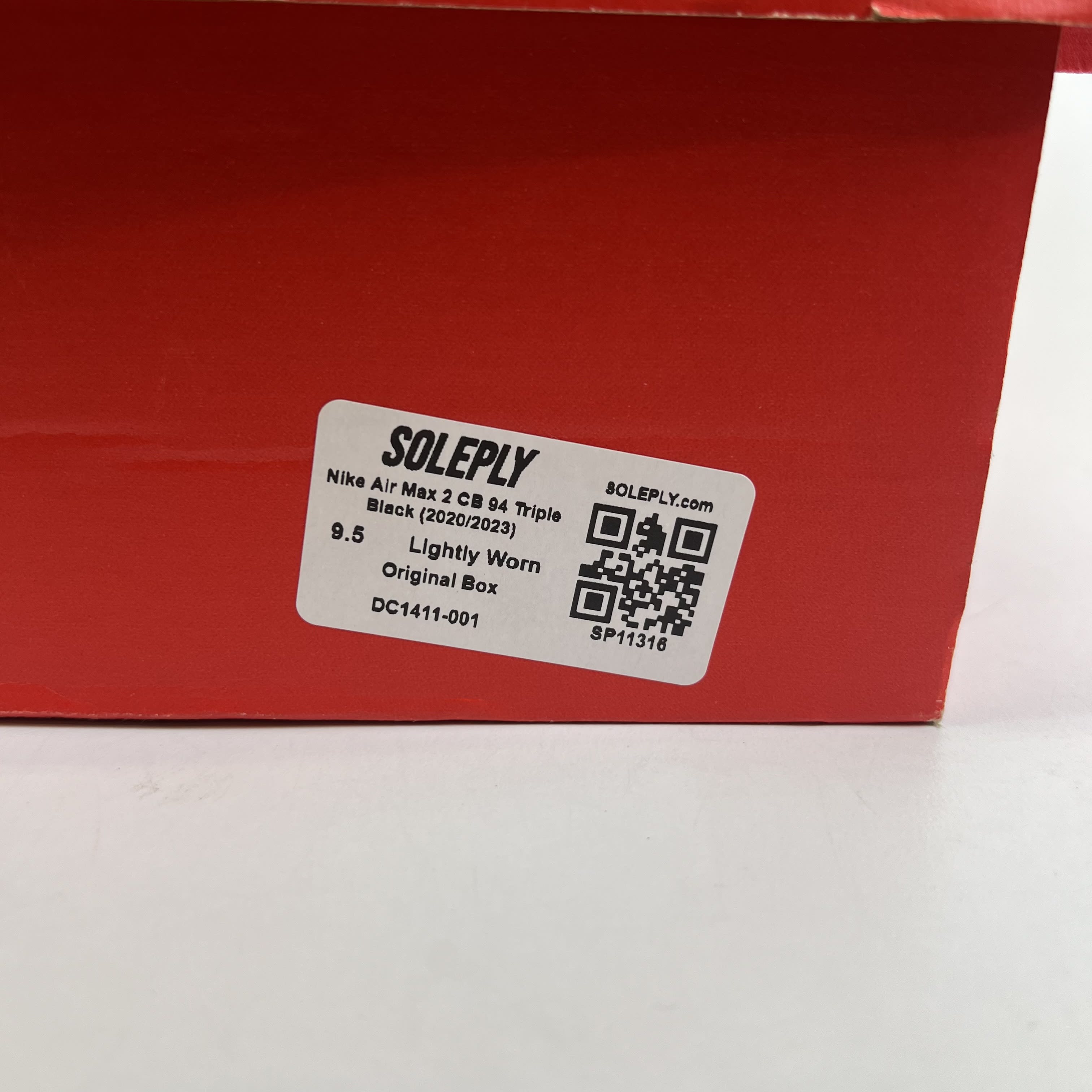 SP11316 Nike Air Max 2 CB 94 Triple Black (2020/2023)