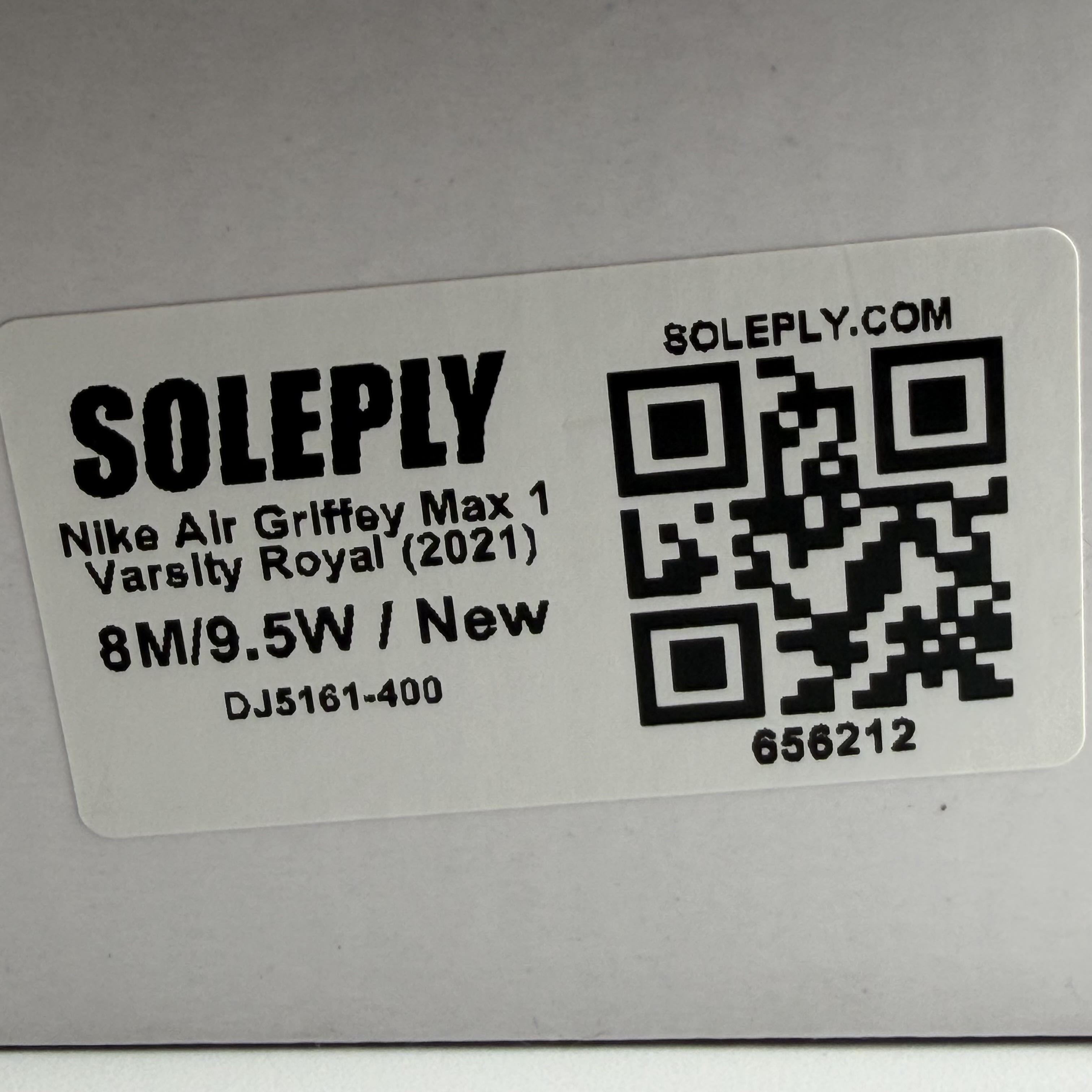 656212 Nike Air Griffey Max 1 Varsity Royal (2021/2026)