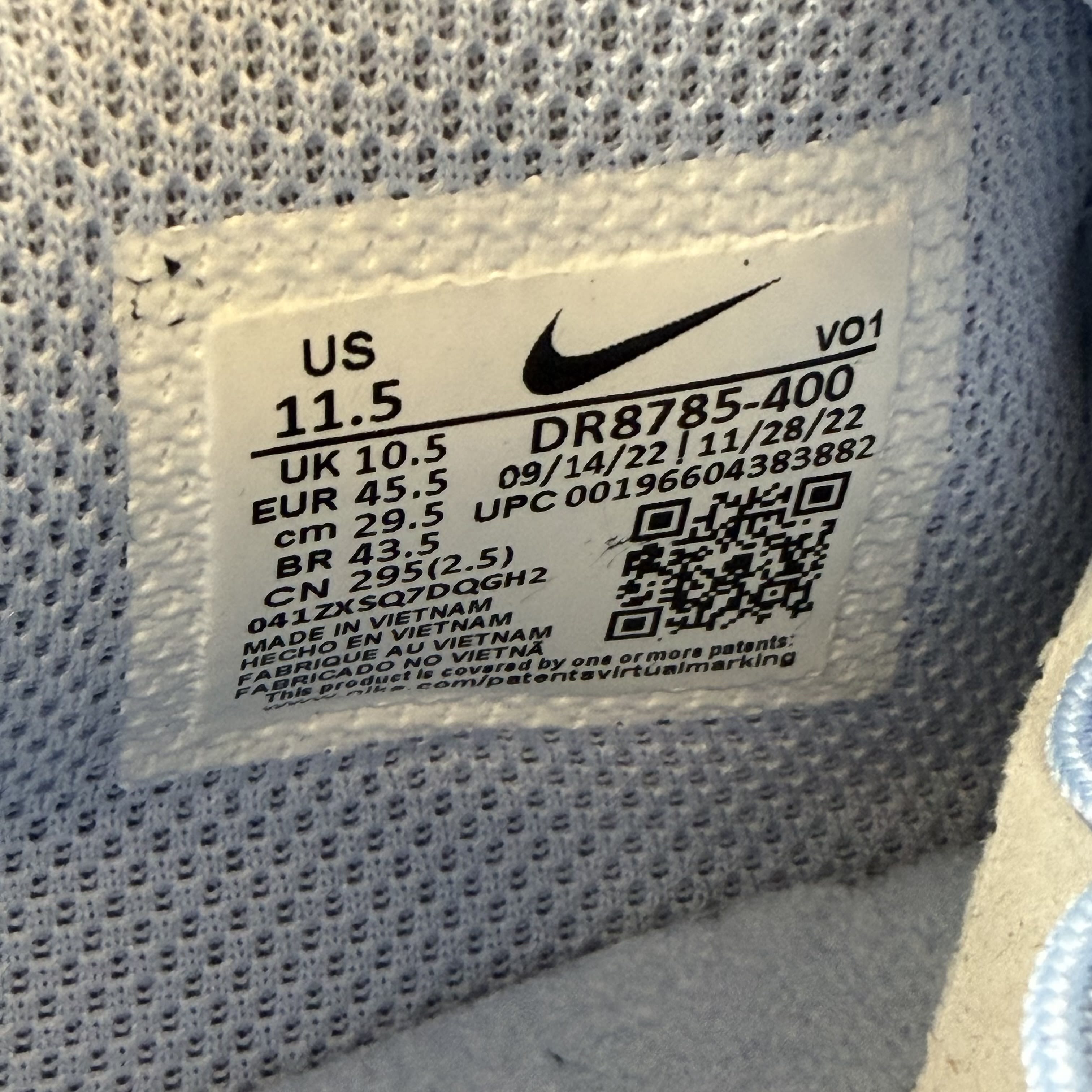 SP9069 Nike Ja 1 Day One