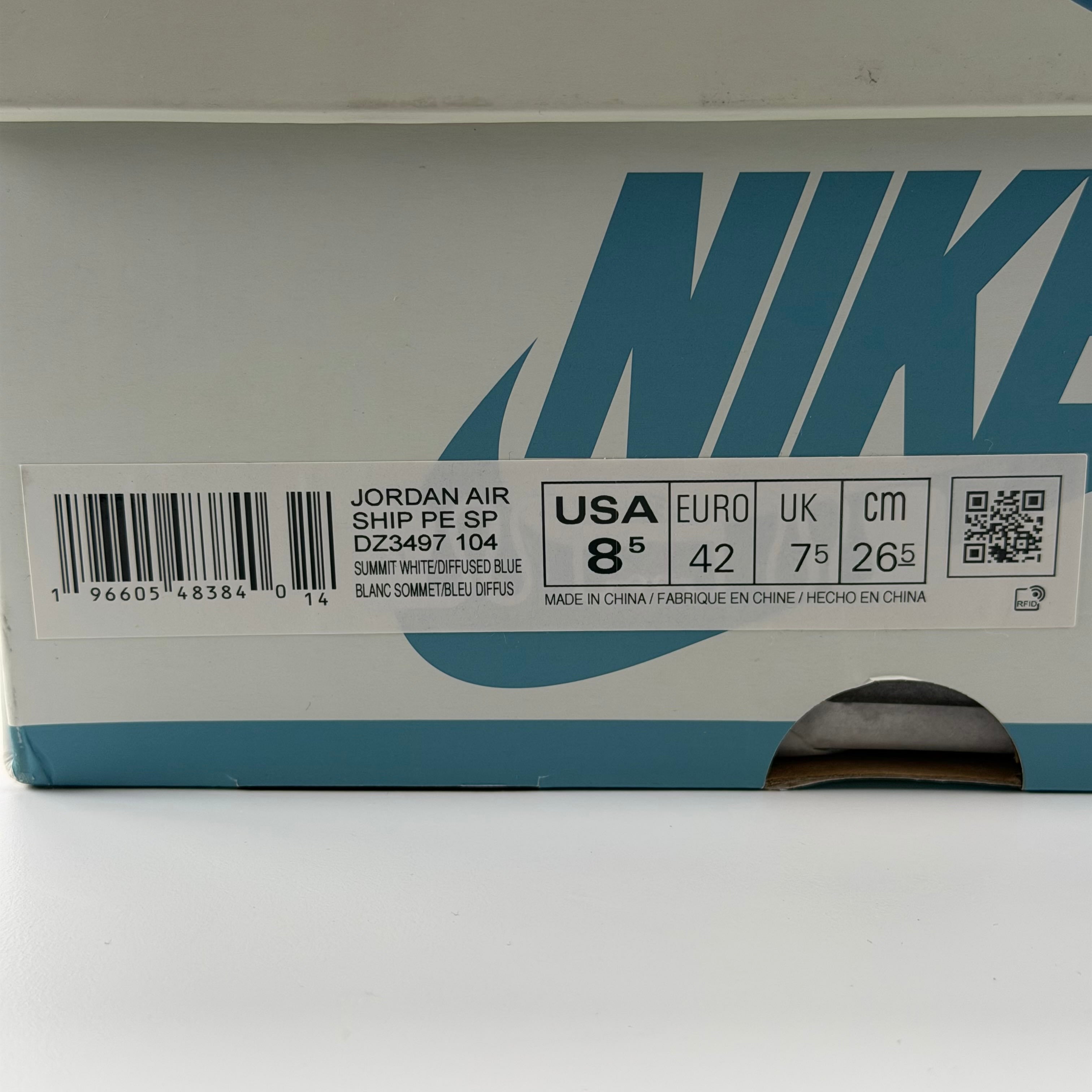 522321 Nike Jordan Air Ship PE SP Every Game Diffused Blue