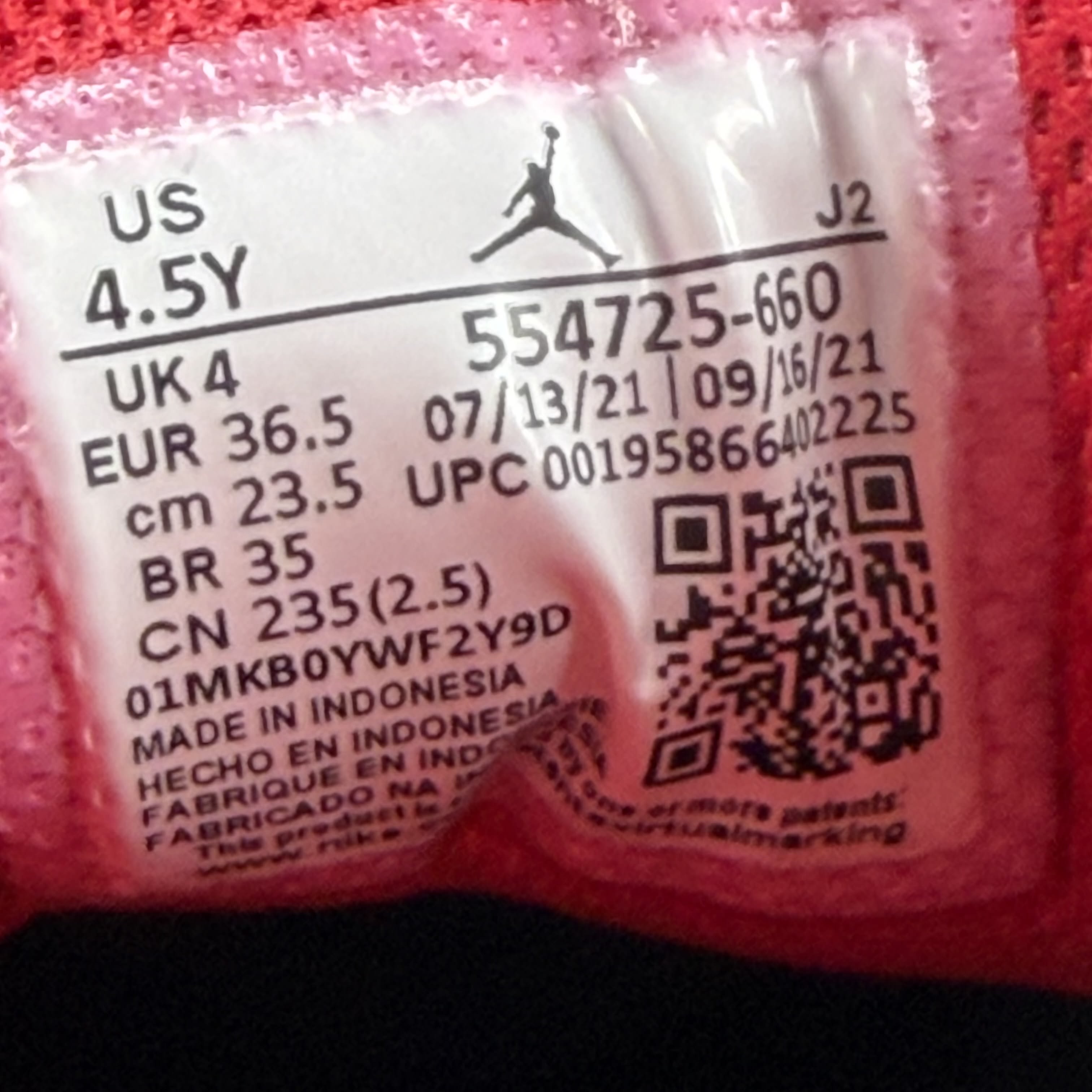 587541 Air Jordan 1 Mid GS 'Reverse Bred'