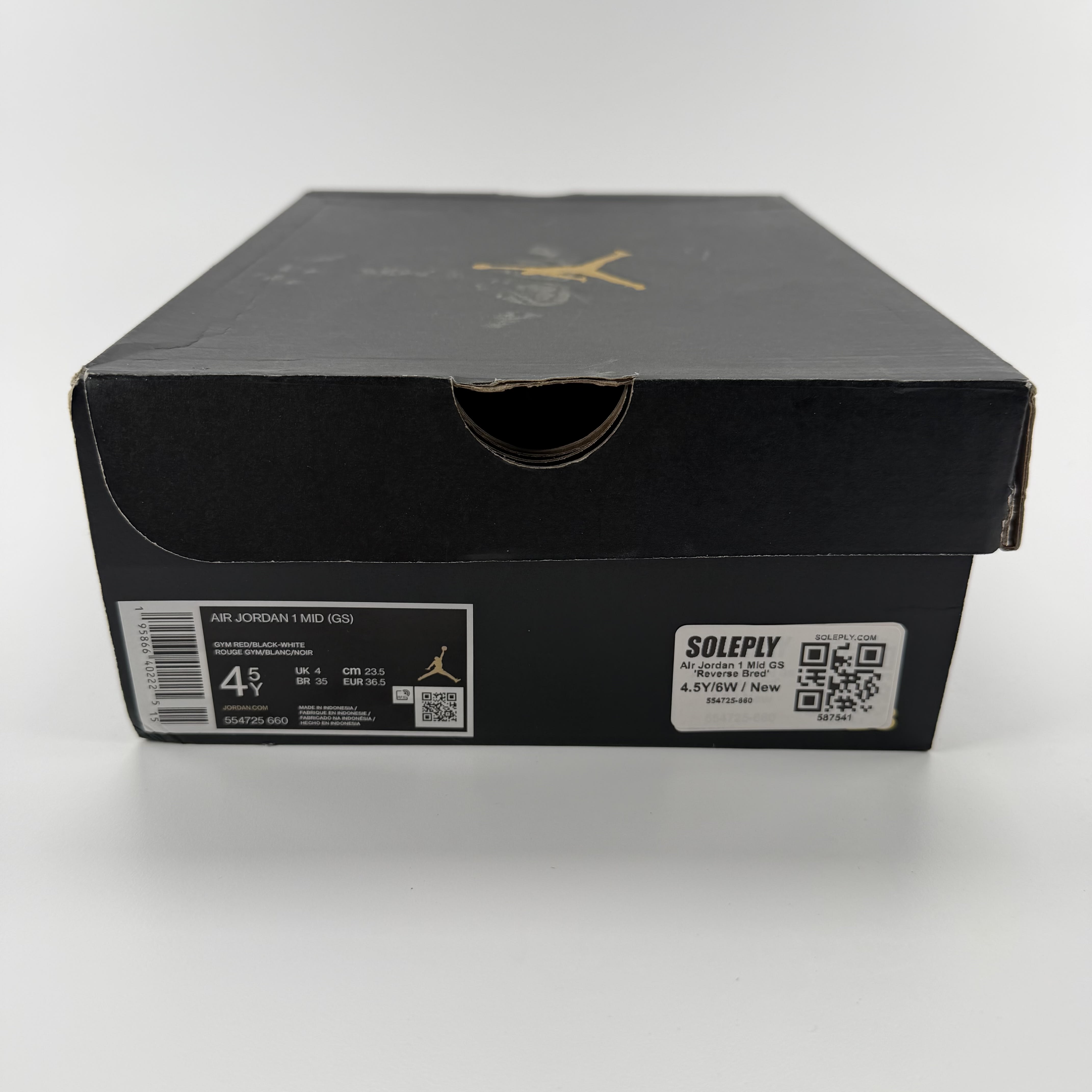 587541 Air Jordan 1 Mid GS 'Reverse Bred'