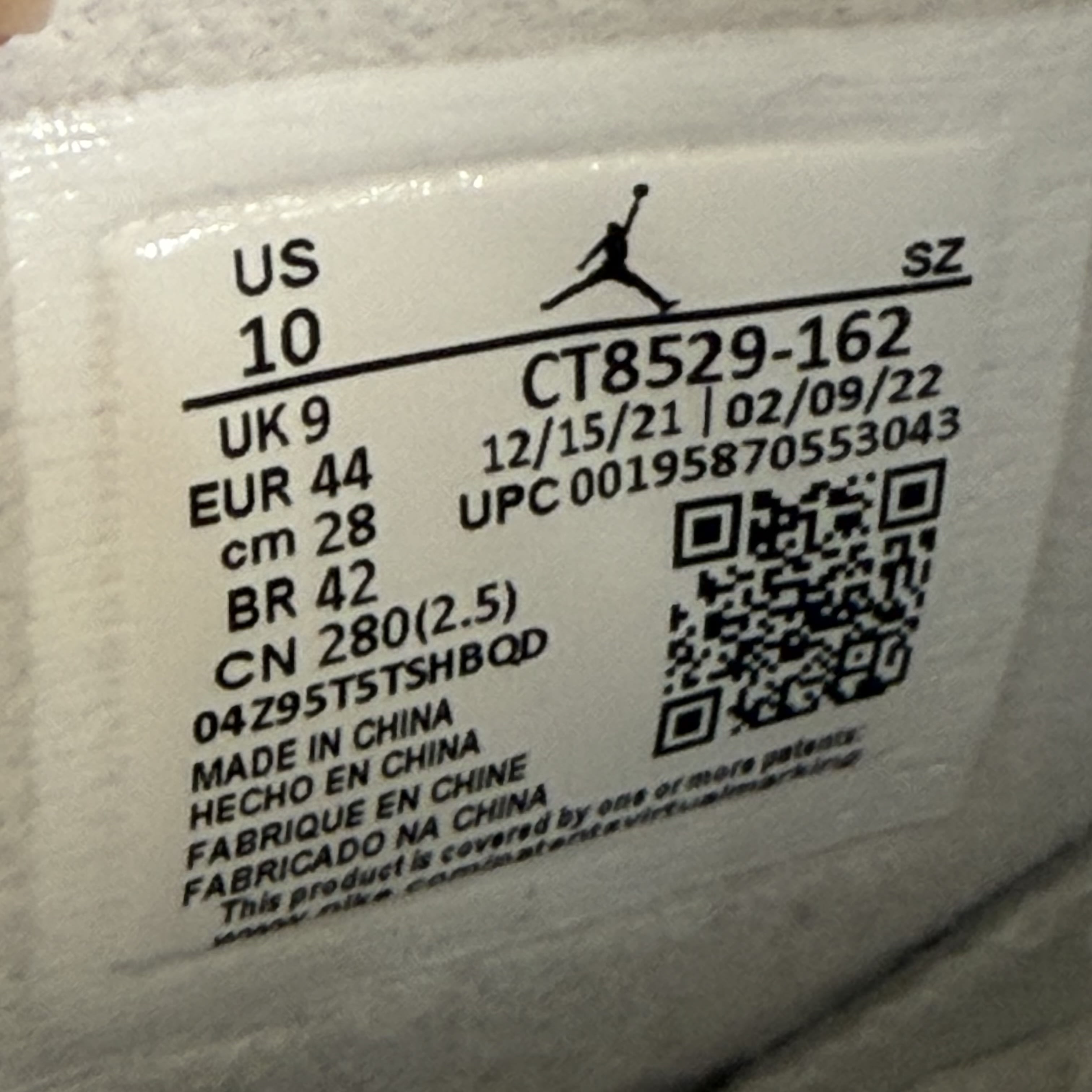 SP3493 Jordan 6 Retro Red Oreo