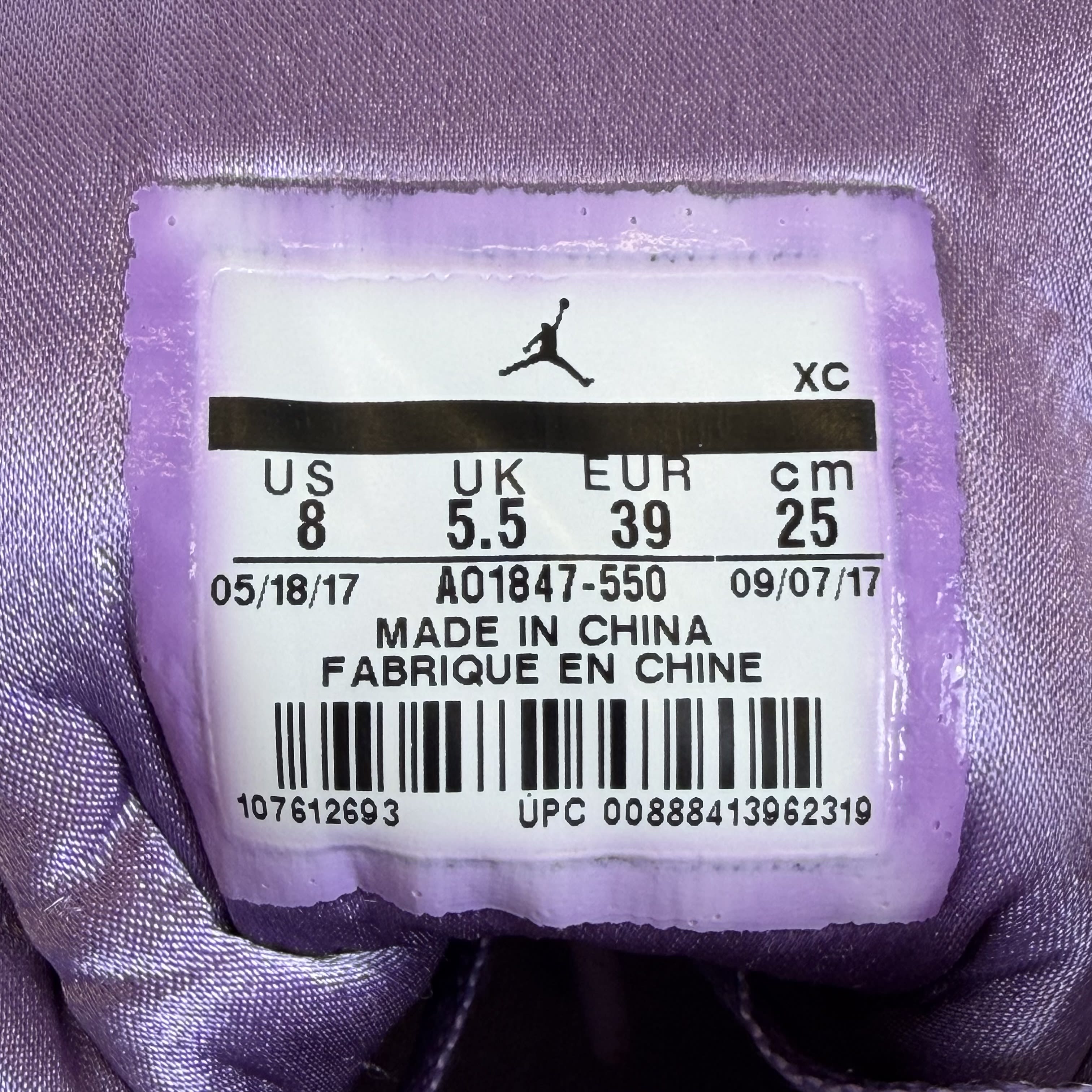 SP6360 Jordan 1 Retro High Season of Her Orchid Mist (Women's)