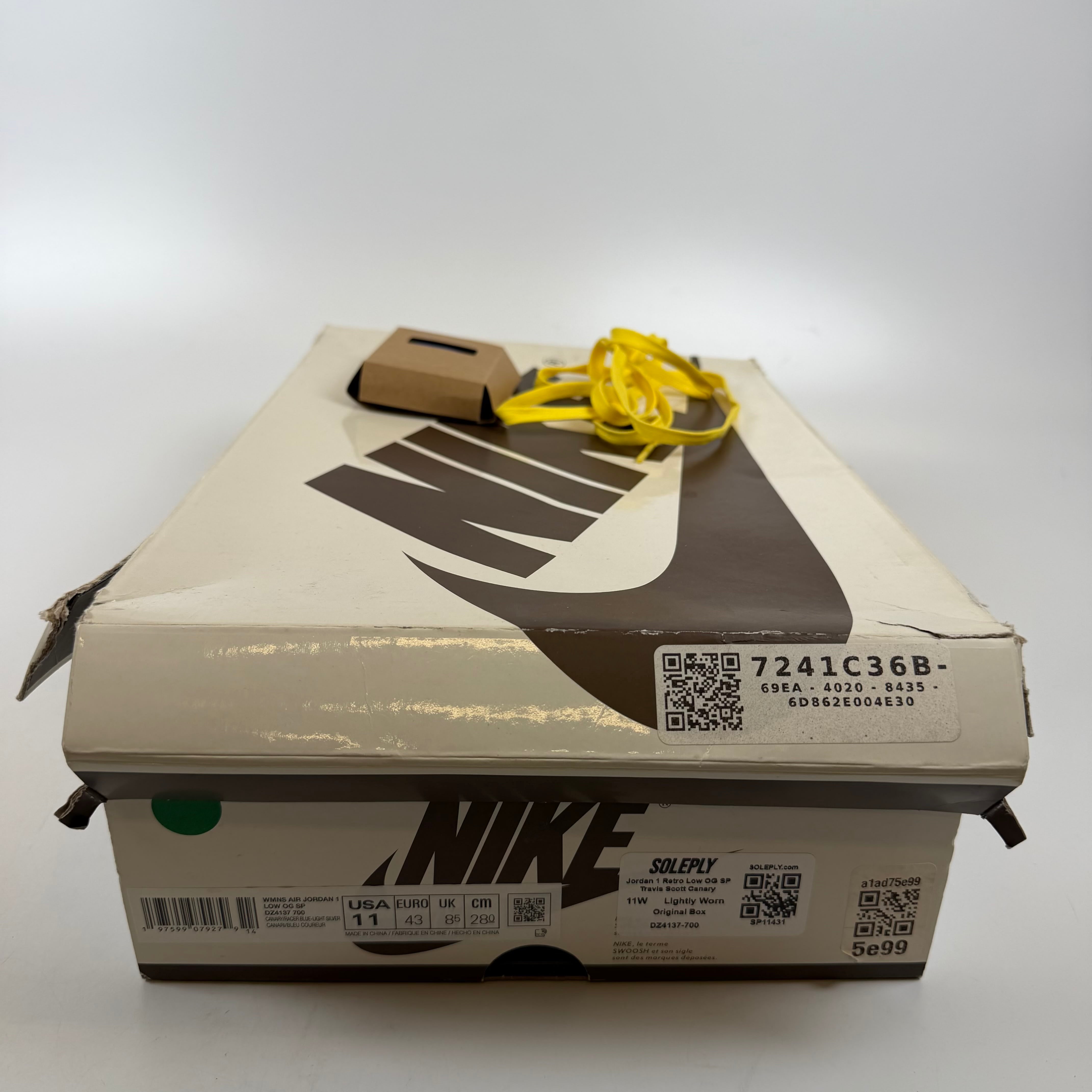 SP11431 Jordan 1 Retro Low OG SP Travis Scott Canary (Women's)