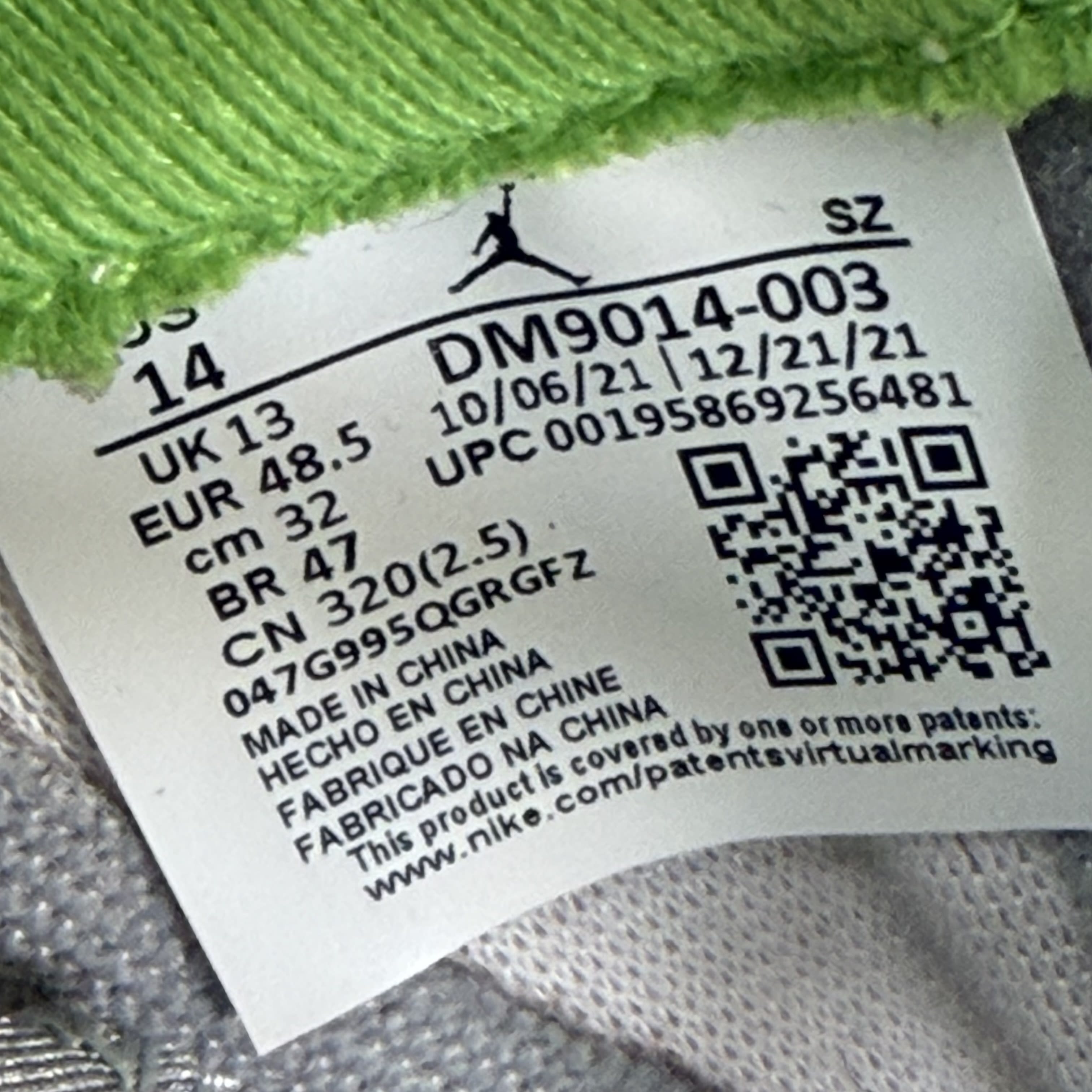 SP7362 Jordan 5 Retro Green Bean (2022)