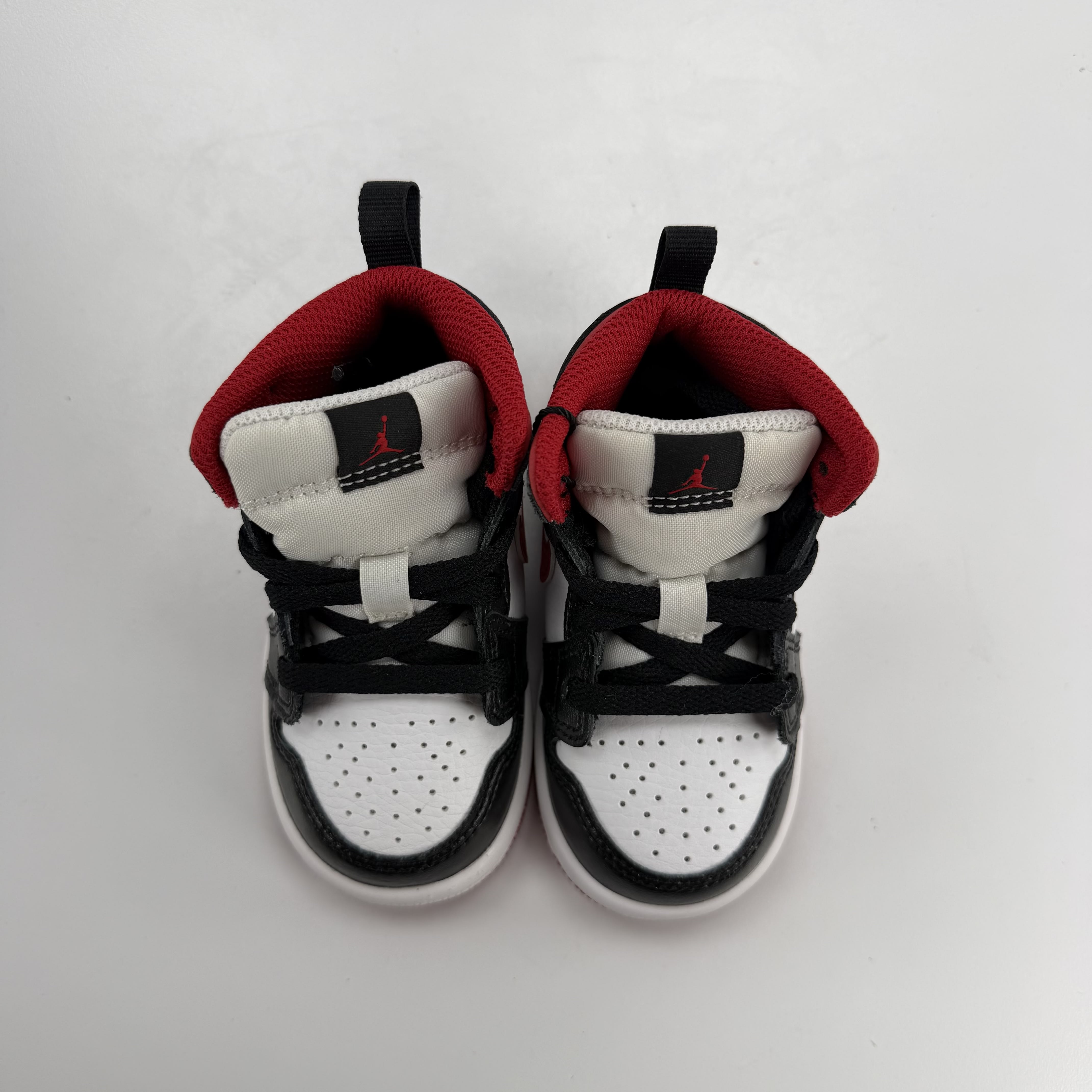 281794 Air Jordan 1 Mid TD 'Black Gym Red'
