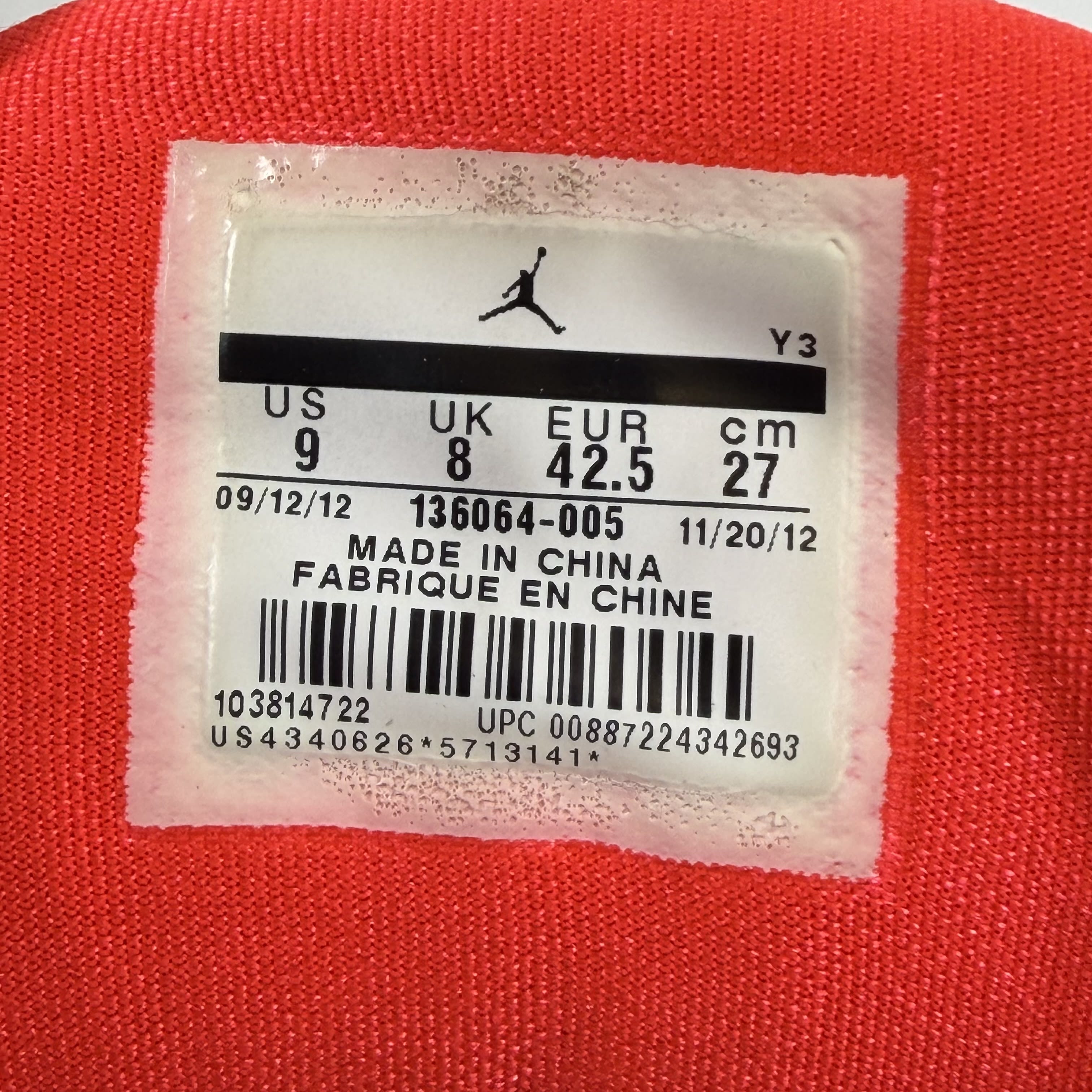 SP13497 Jordan 3 Retro Crimson