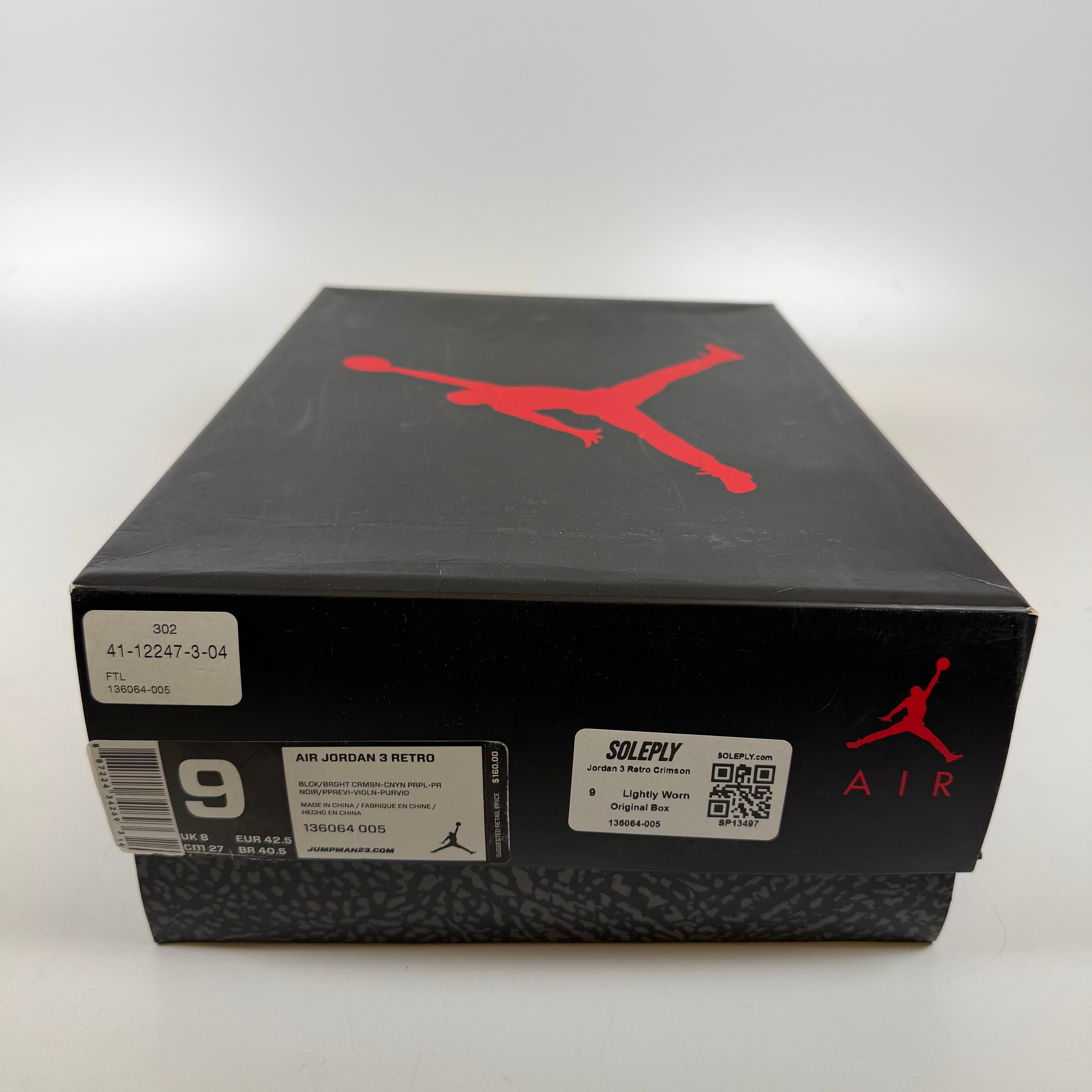 SP13497 Jordan 3 Retro Crimson