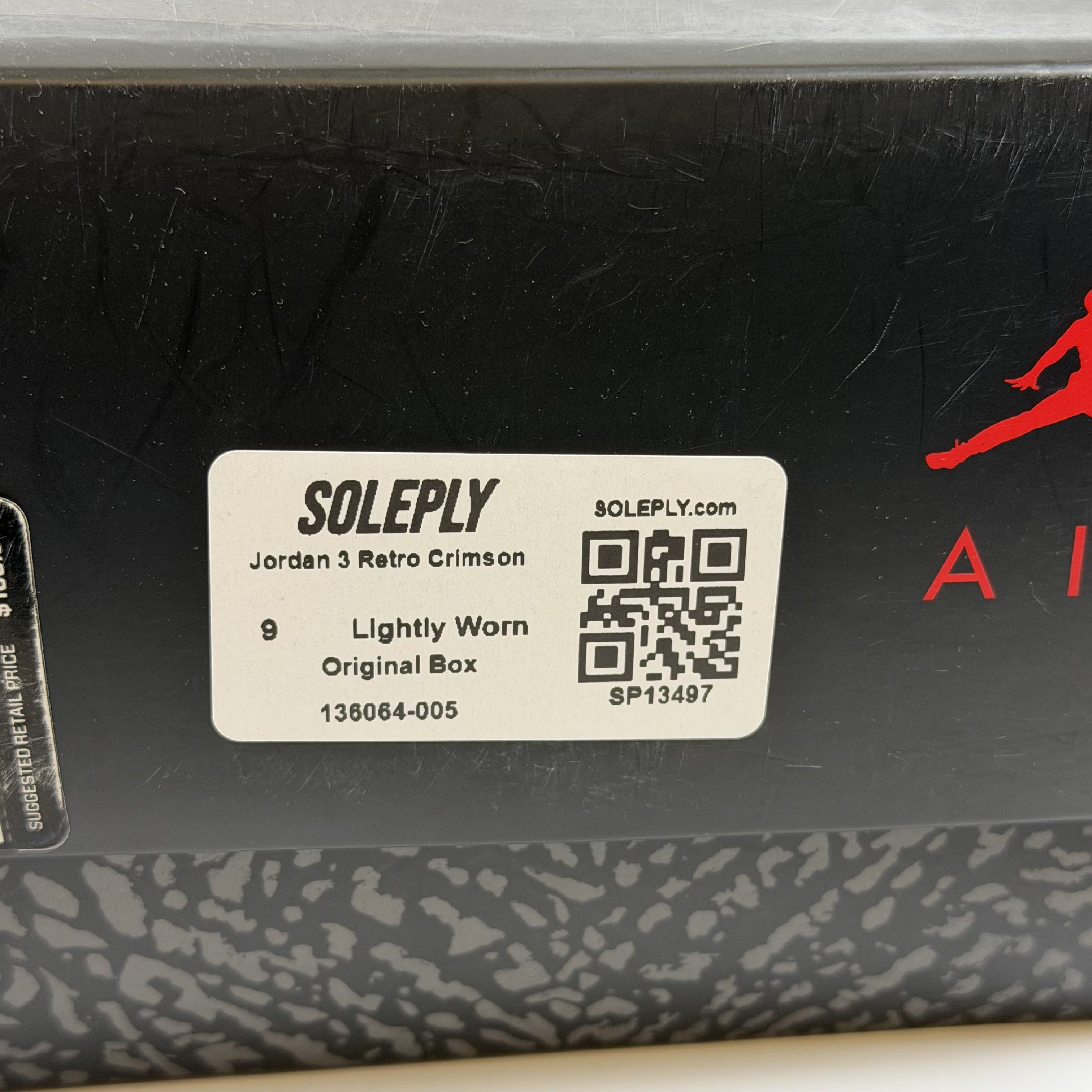 SP13497 Jordan 3 Retro Crimson