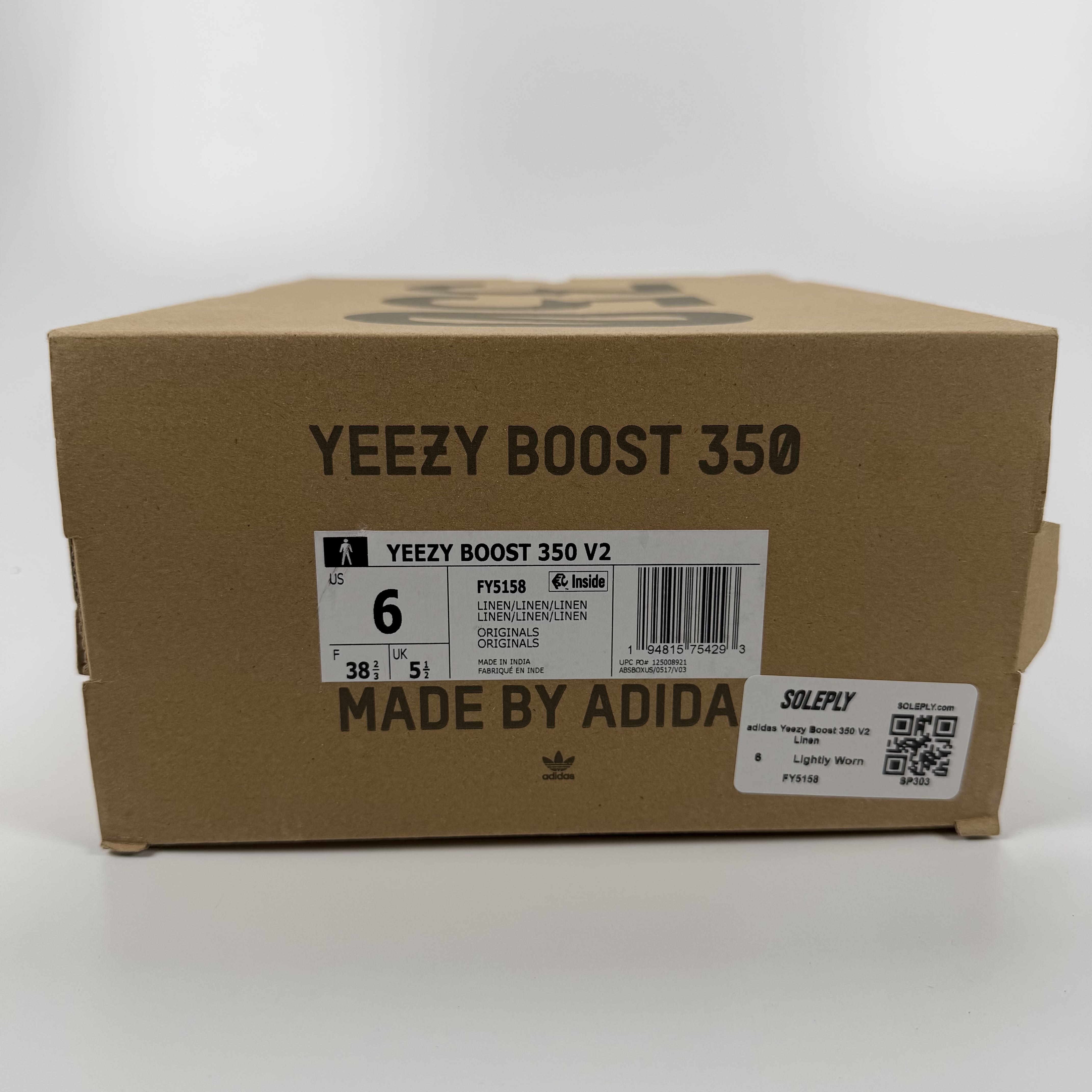 SP303 adidas Yeezy Boost 350 V2 Linen