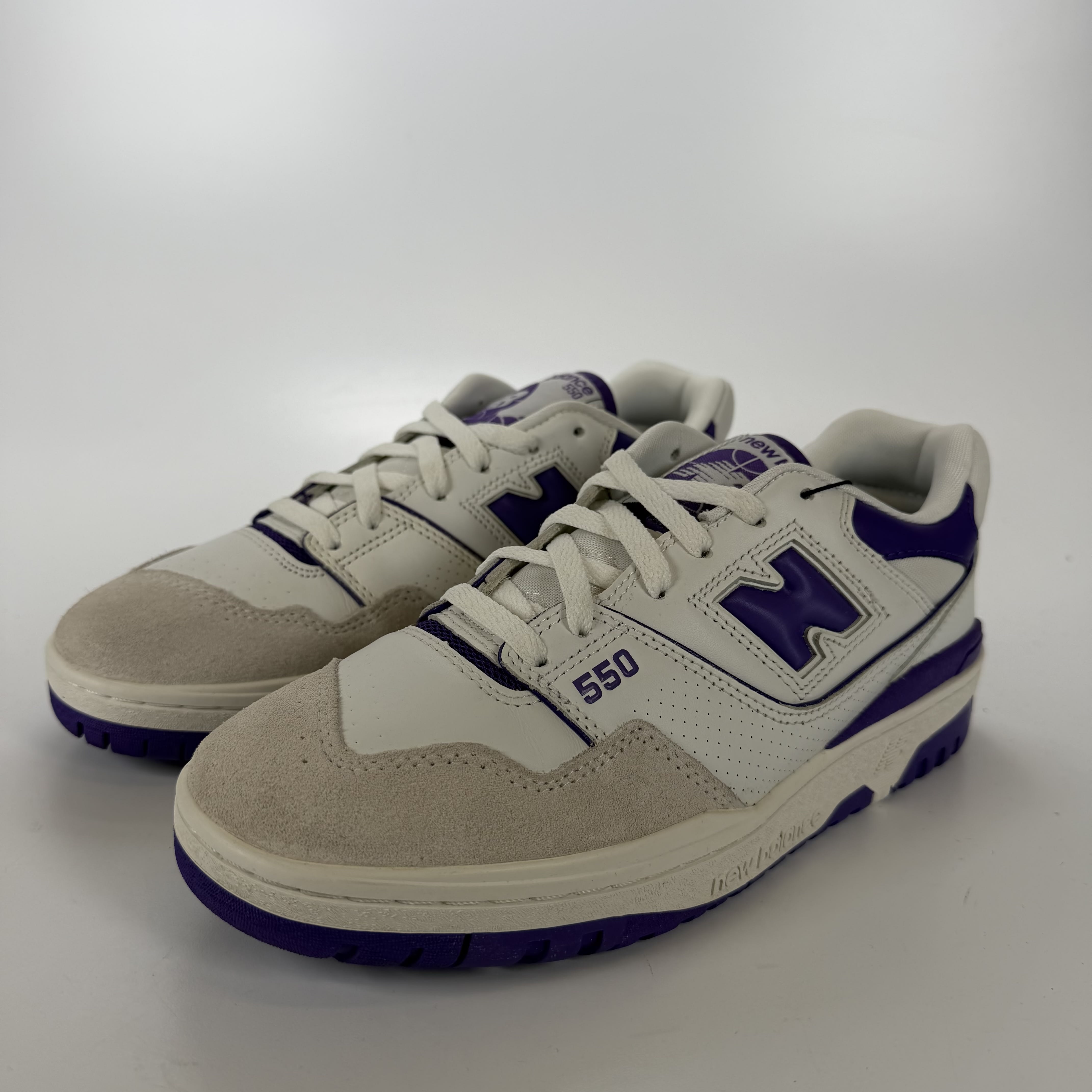 SP2910 New Balance 550 White Purple