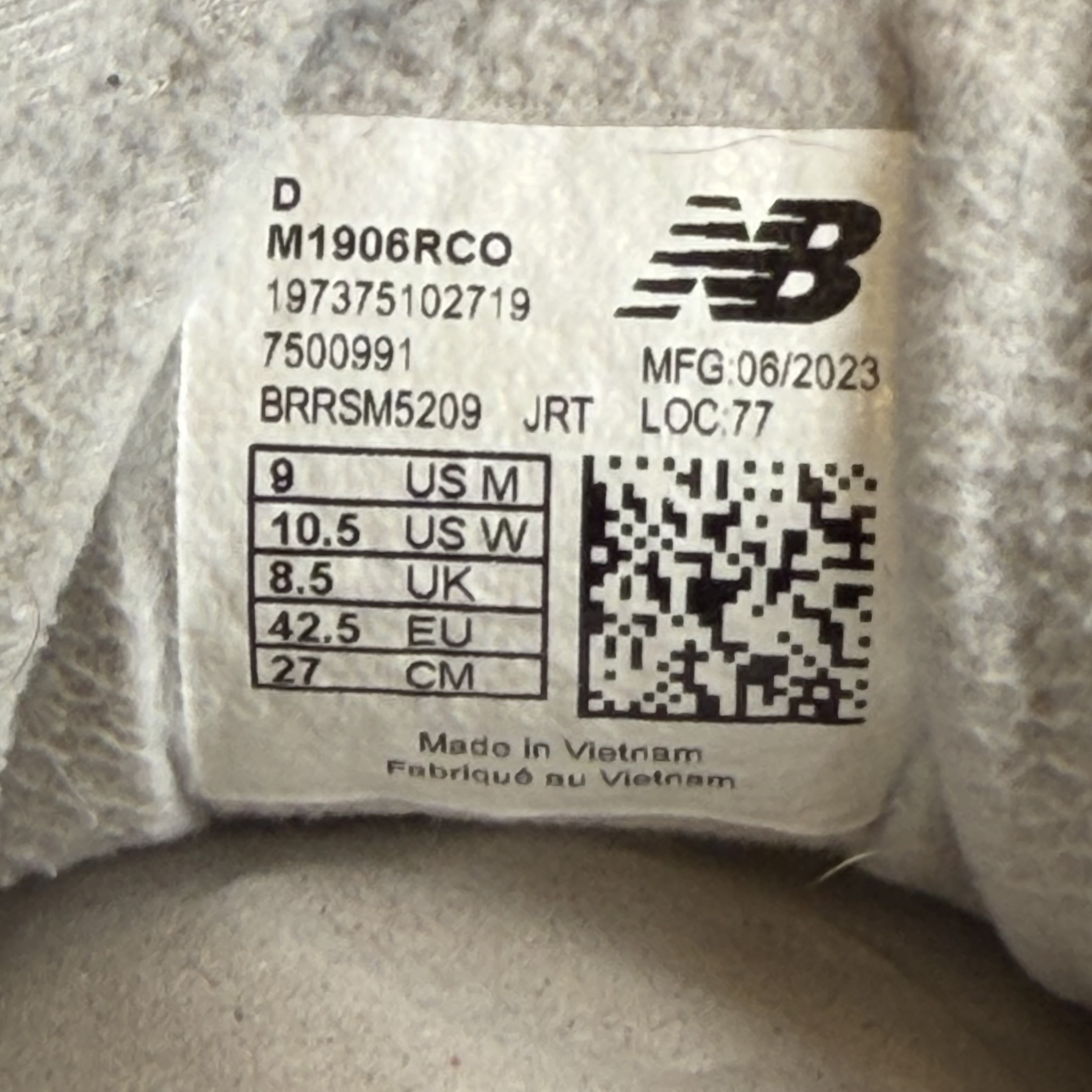 SP2868 New Balance 1906R Comme des Garcons Homme White