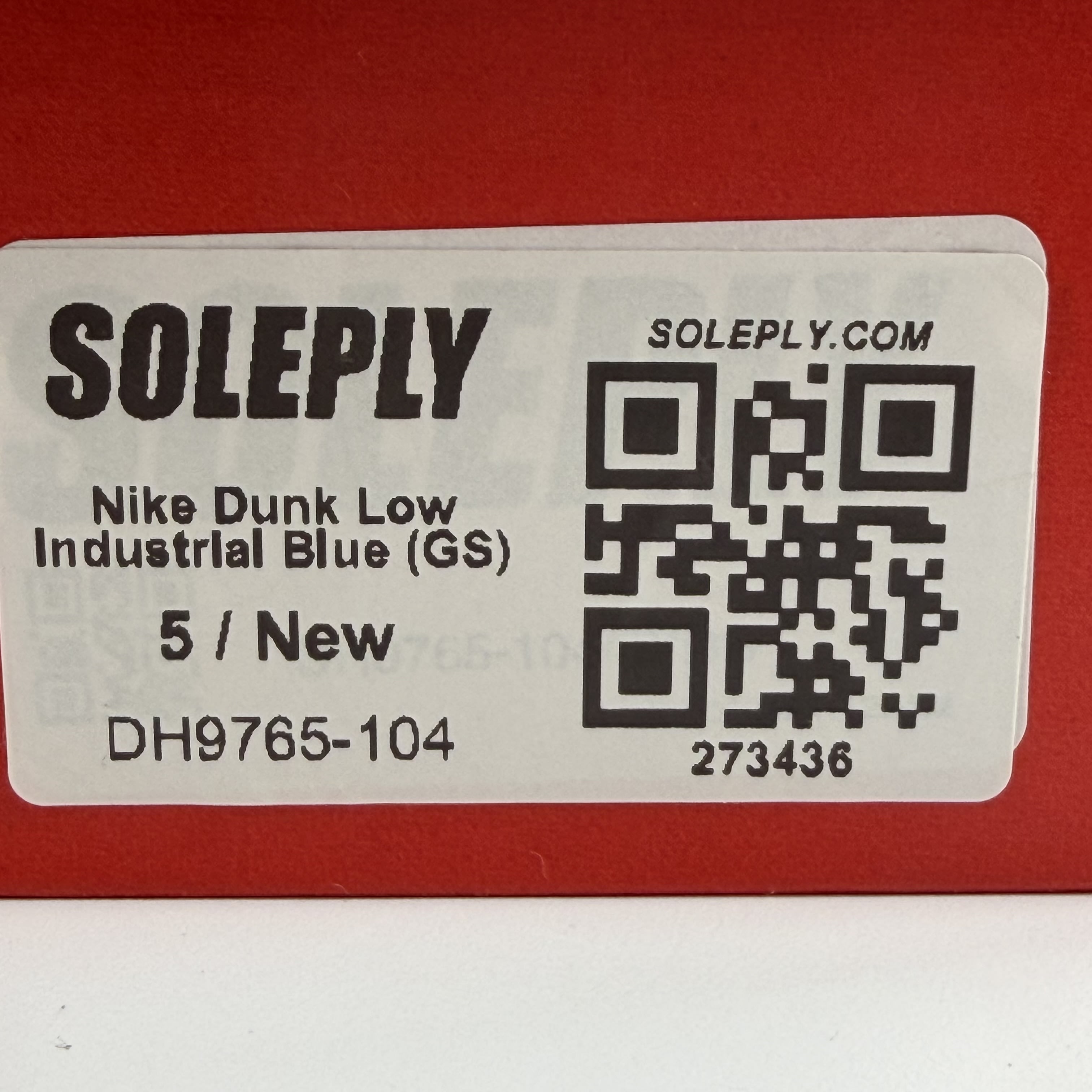 273436 Nike Dunk Low Industrial Blue (GS)