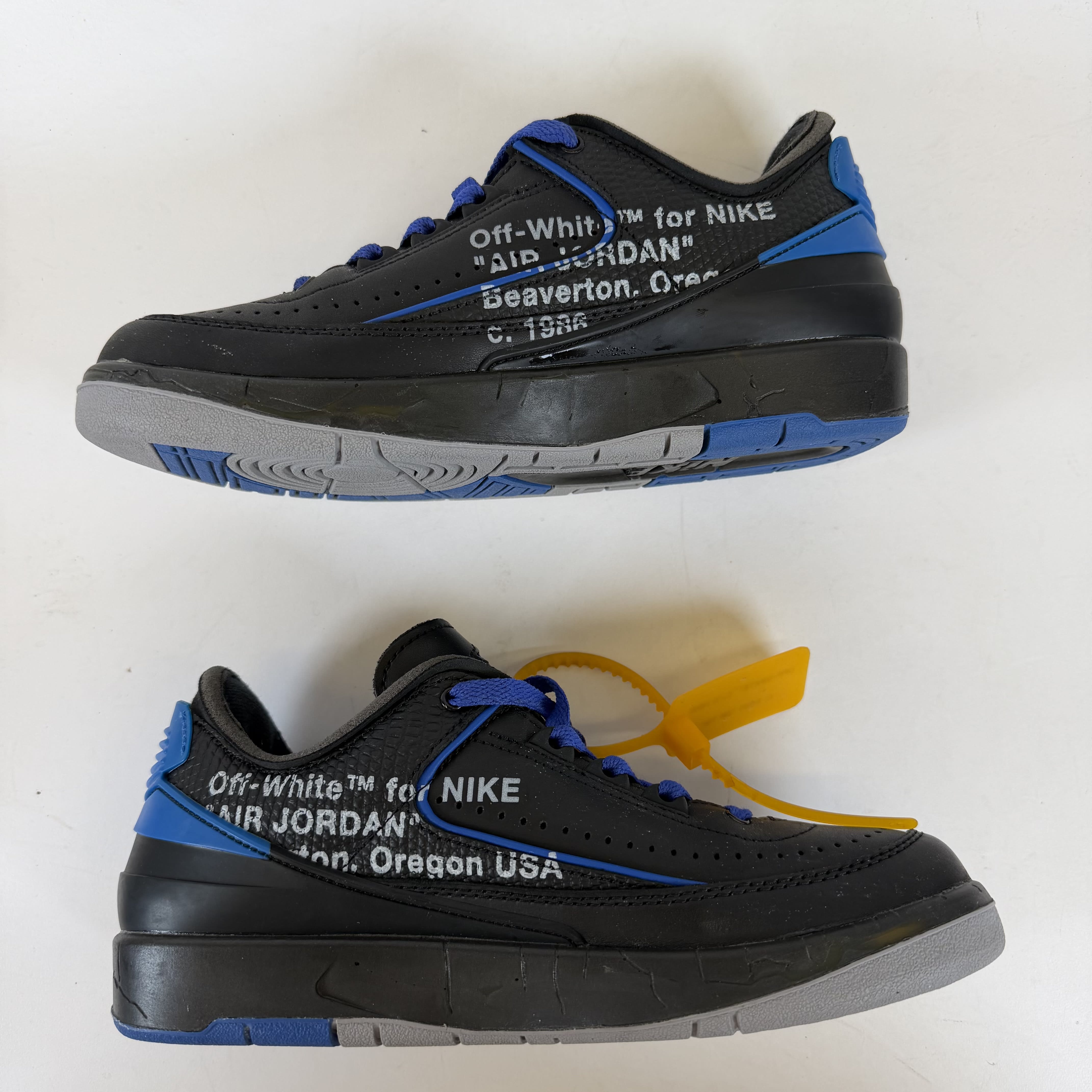SP6983 Jordan 2 Retro Low SP Off-White Black Blue