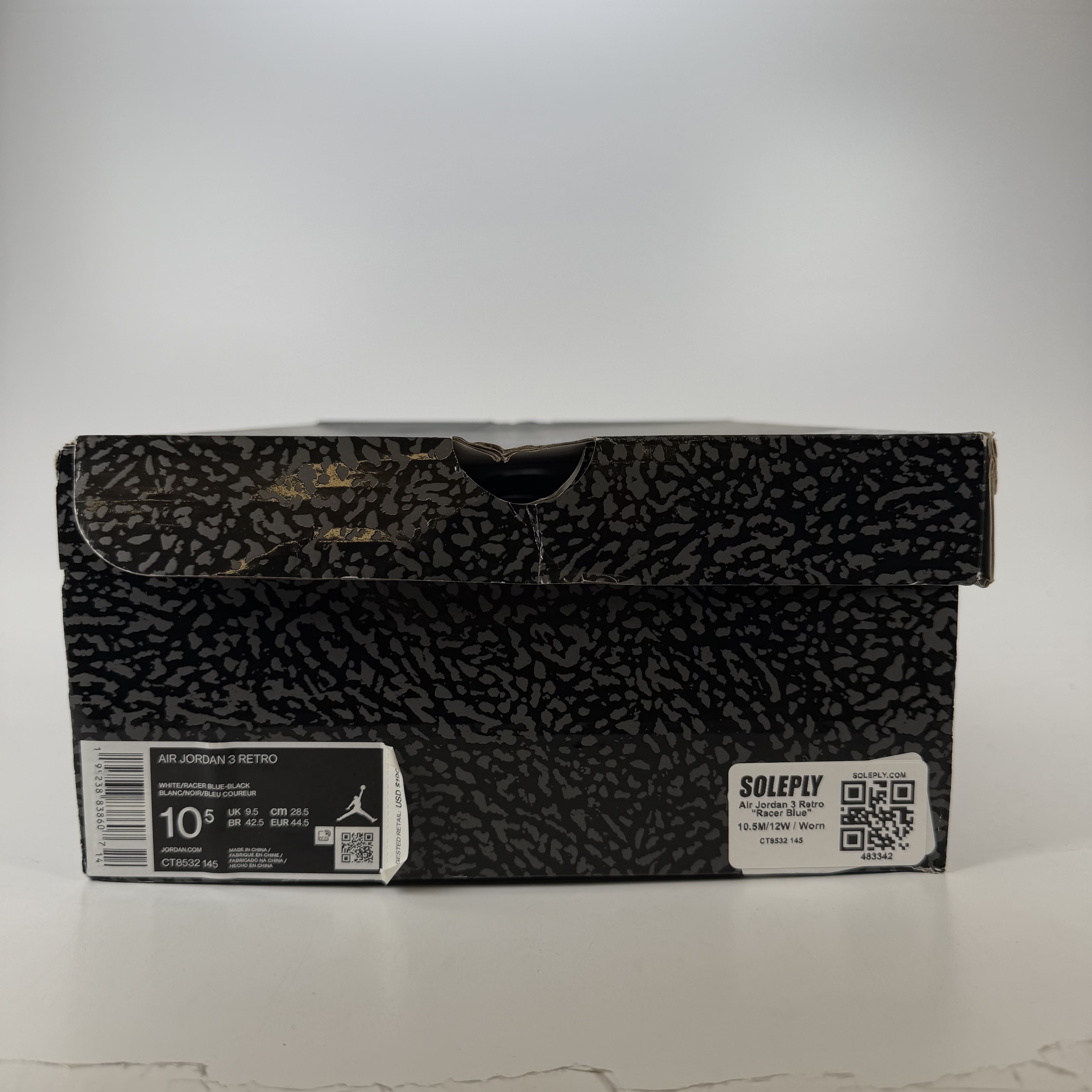 483342 Air Jordan 3 Retro "Racer Blue"
