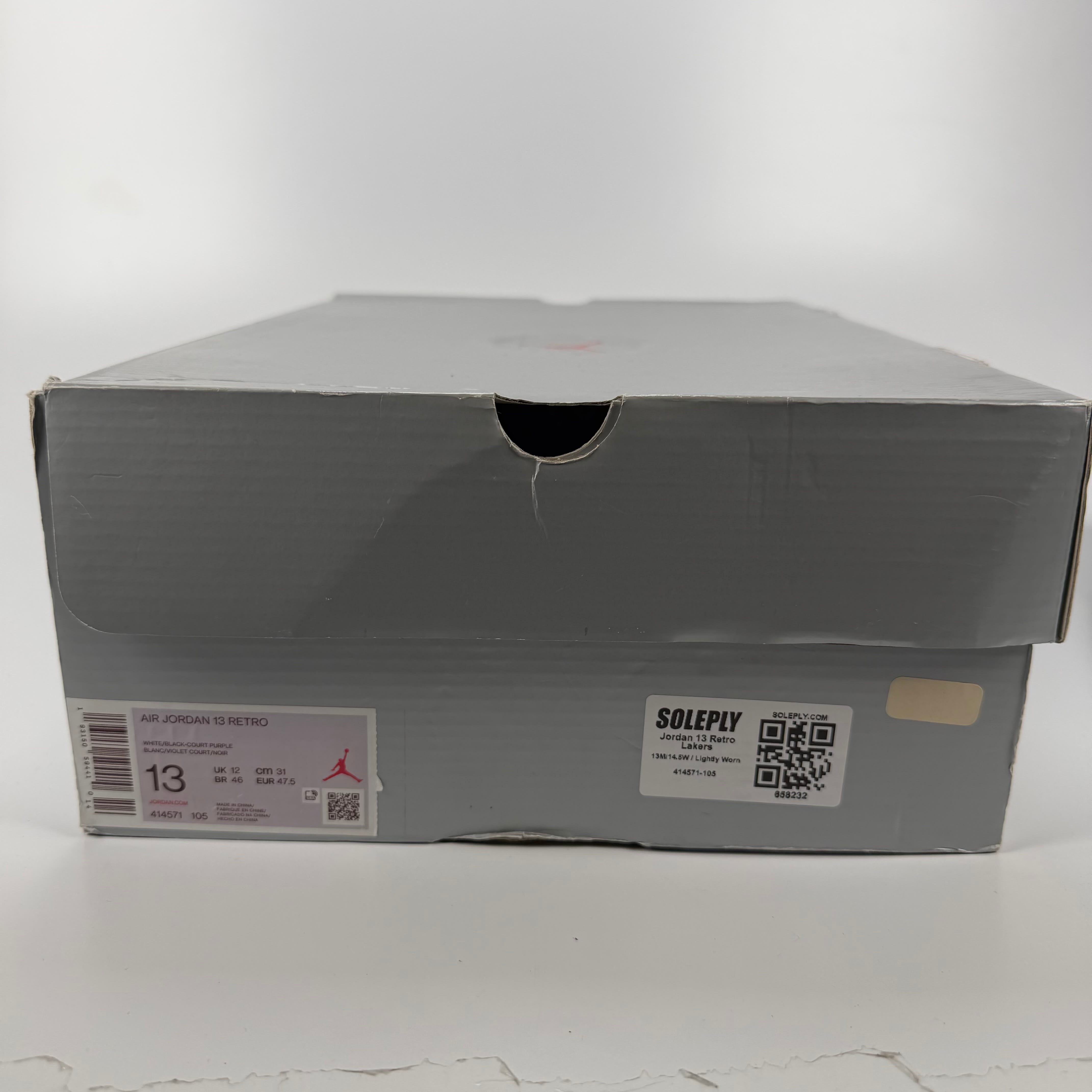 658232 Jordan 13 Retro Lakers