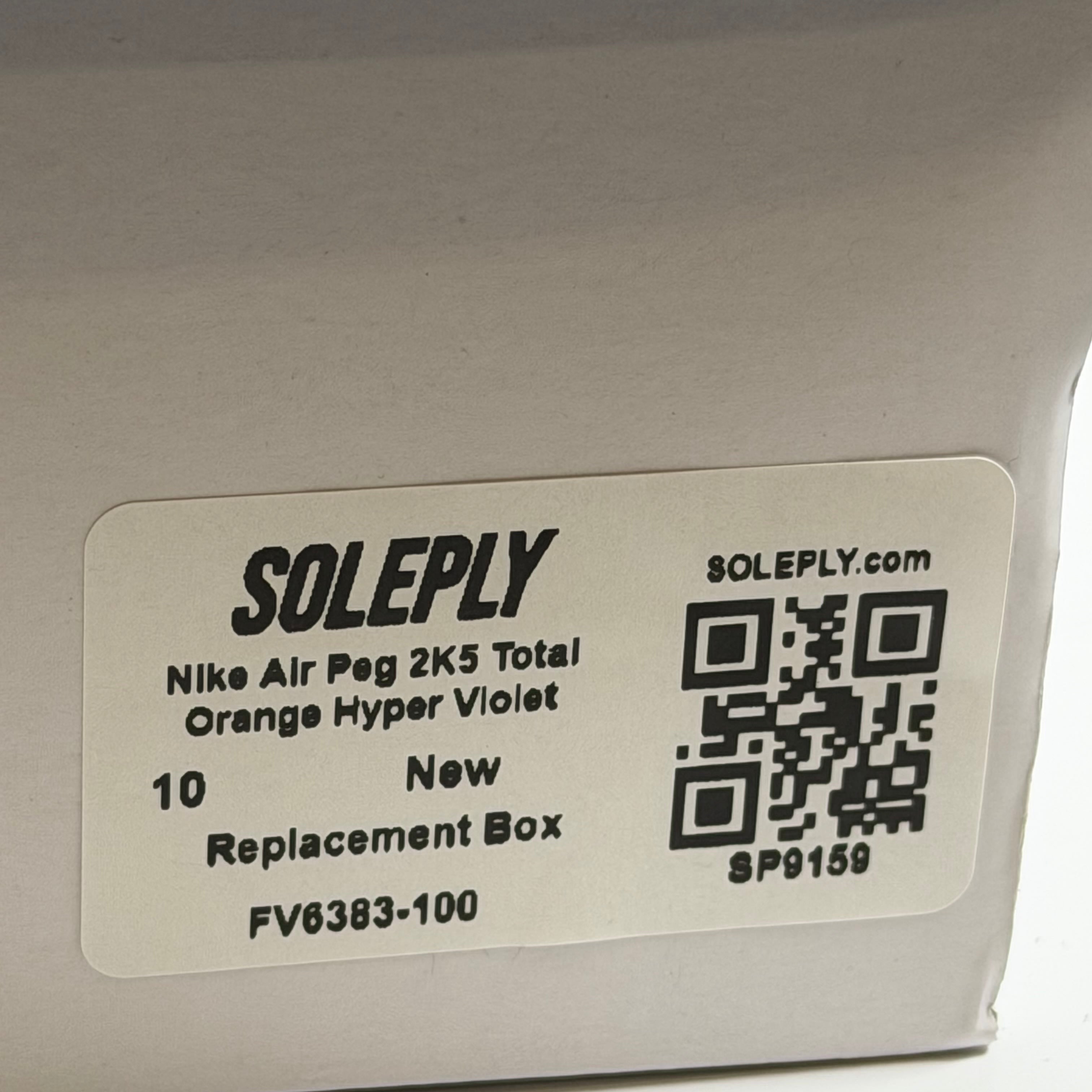 SP9159 Nike Air Peg 2K5 Total Orange Hyper Violet