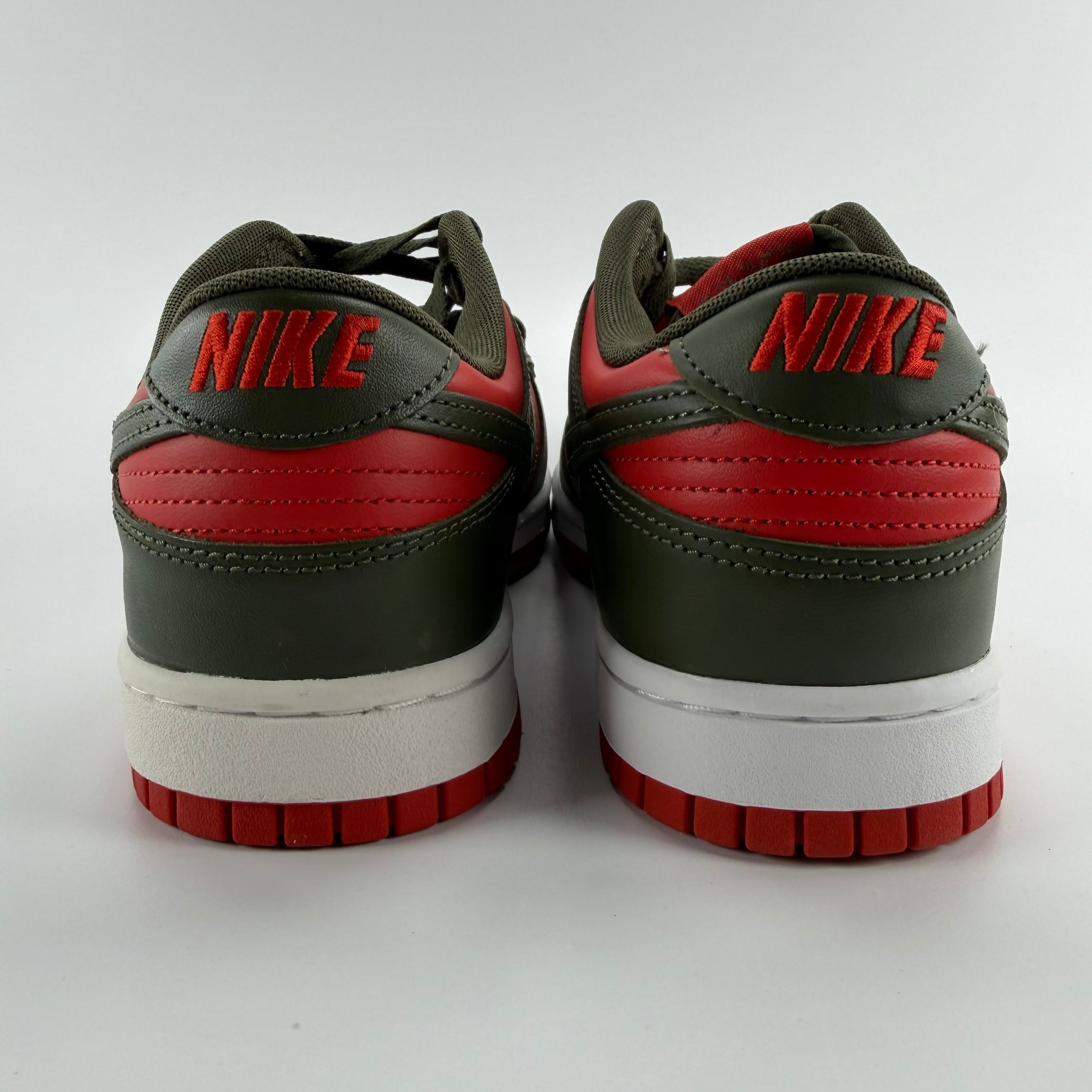 269328 Nike Dunk Low Mystic Red Cargo Khaki