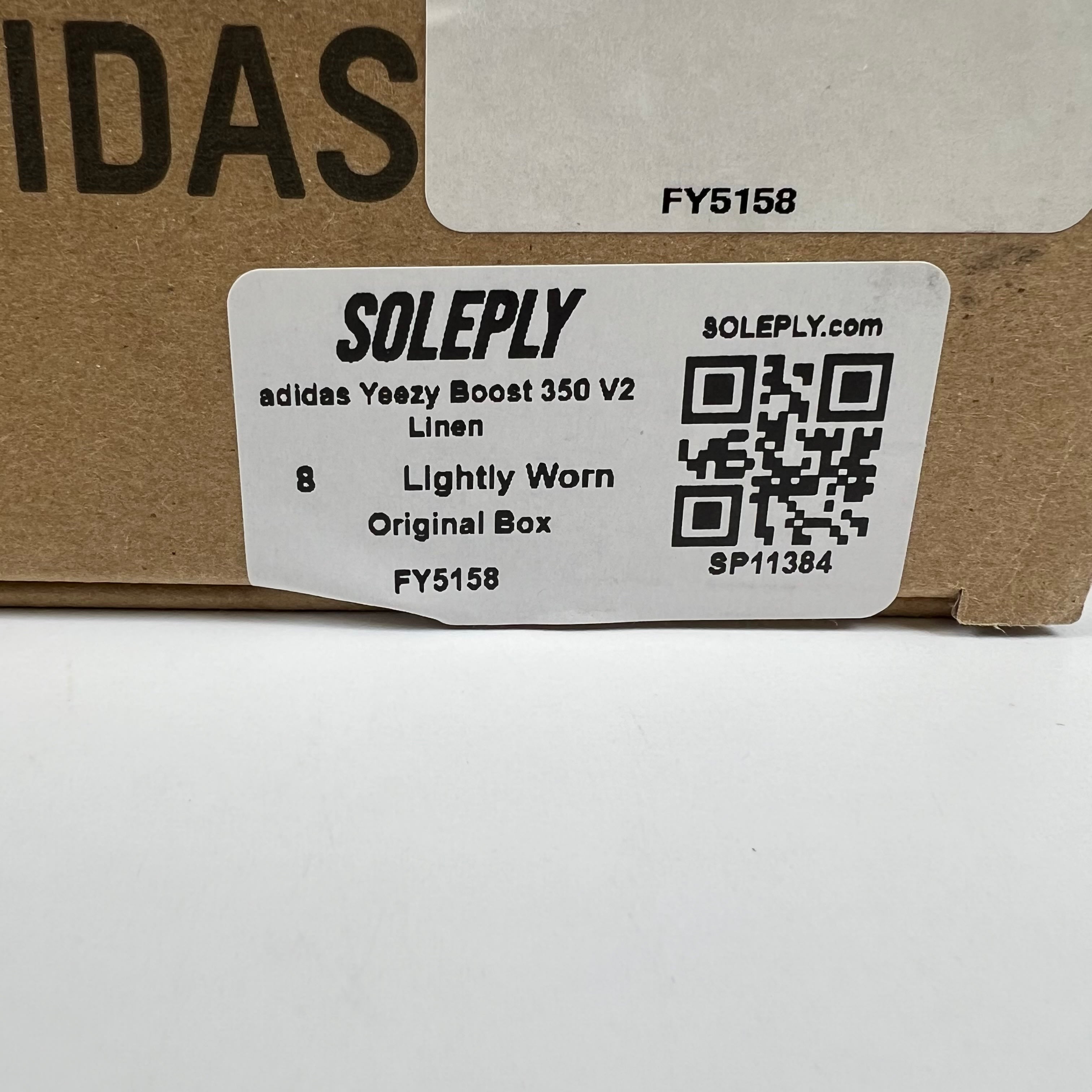 SP11384 adidas Yeezy Boost 350 V2 Linen