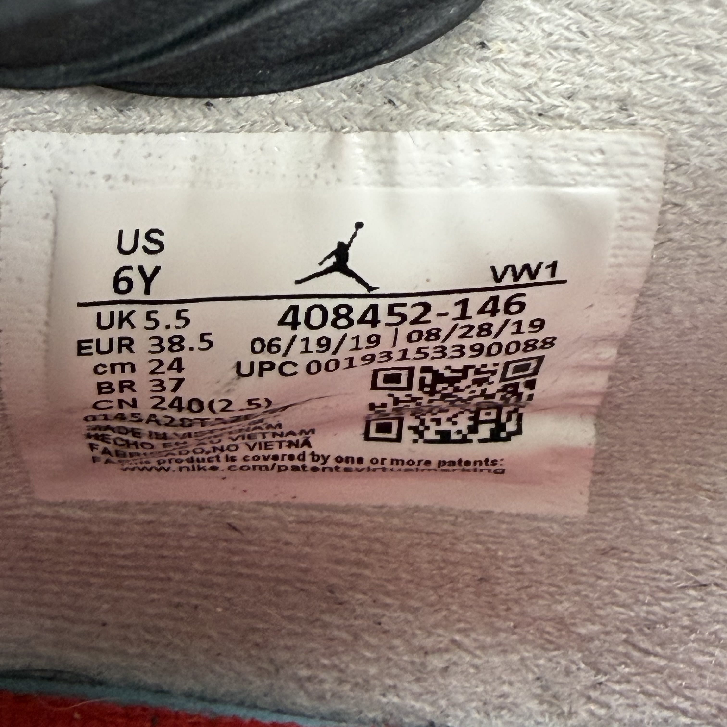 618334 Jordan 4 Retro What The (GS)