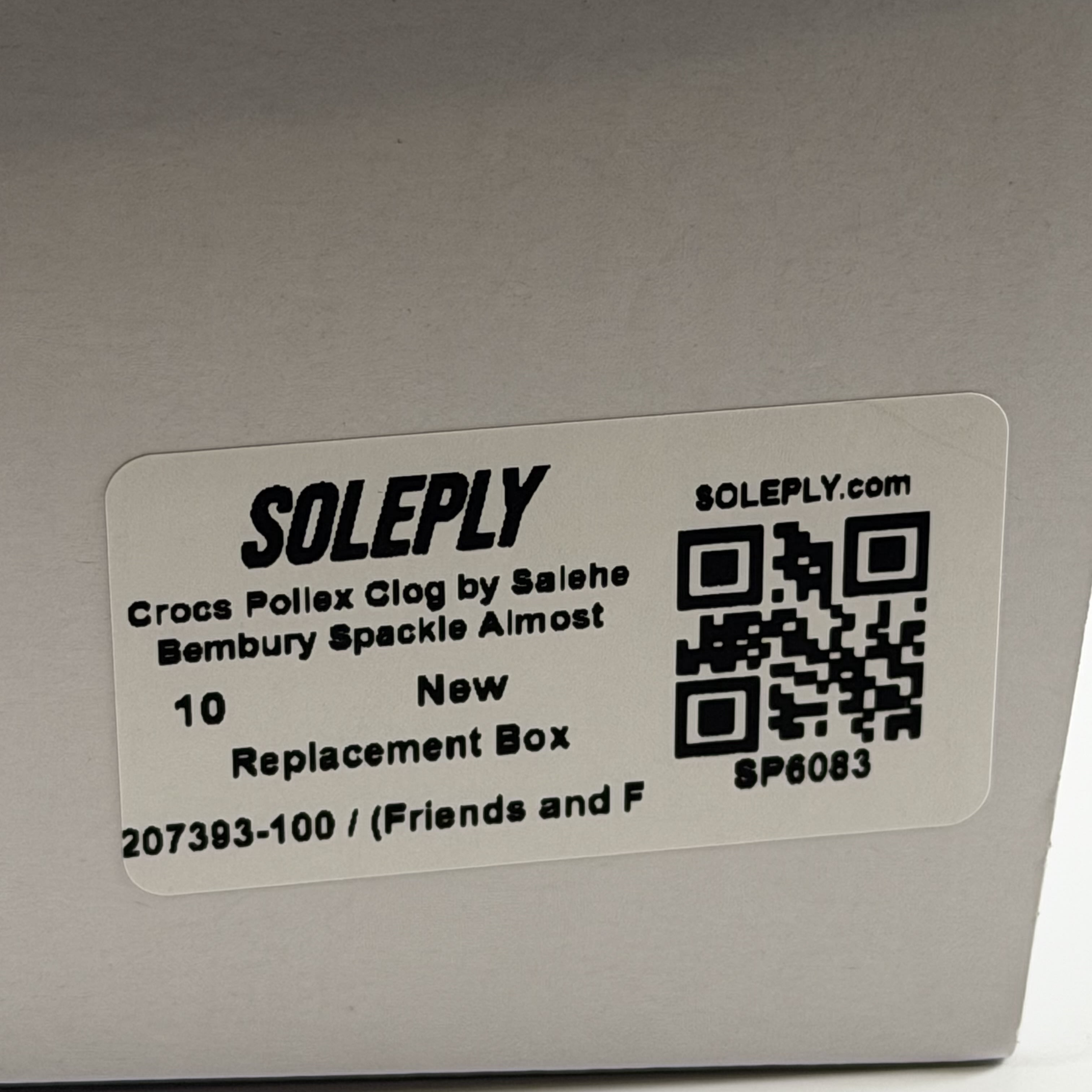 SP6083 Crocs Pollex Clog by Salehe Bembury Spackle Almost White (Friends and Family)