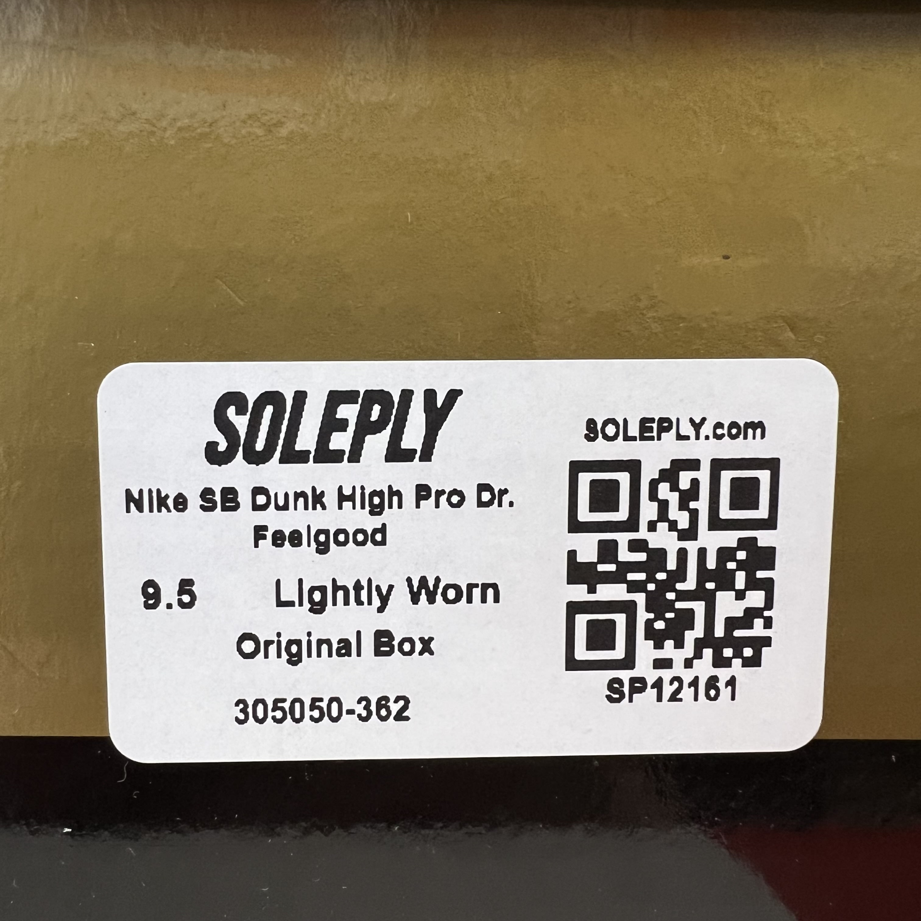 SP12161 Nike SB Dunk High Pro Dr. Feelgood