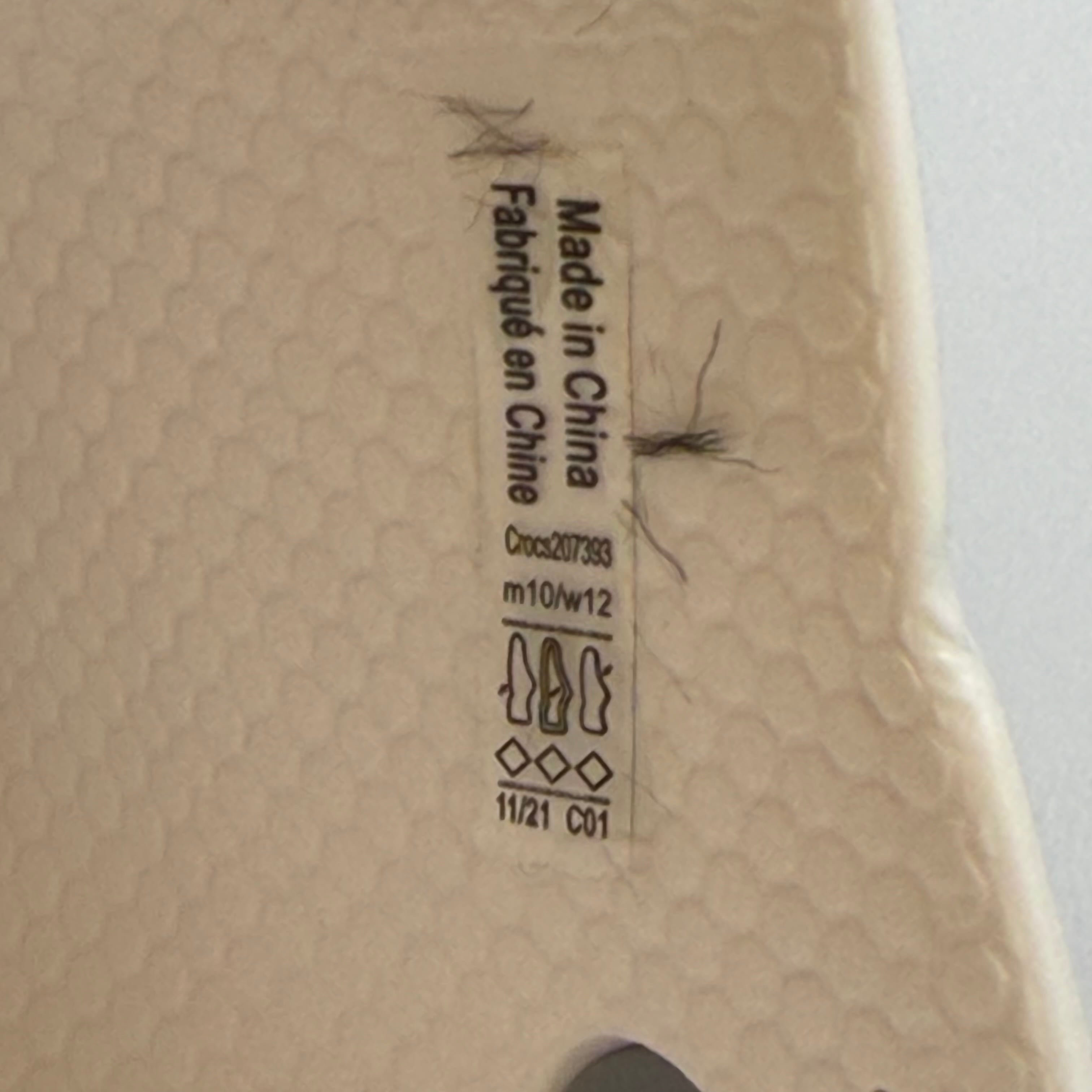 SP6083 Crocs Pollex Clog by Salehe Bembury Spackle Almost White (Friends and Family)