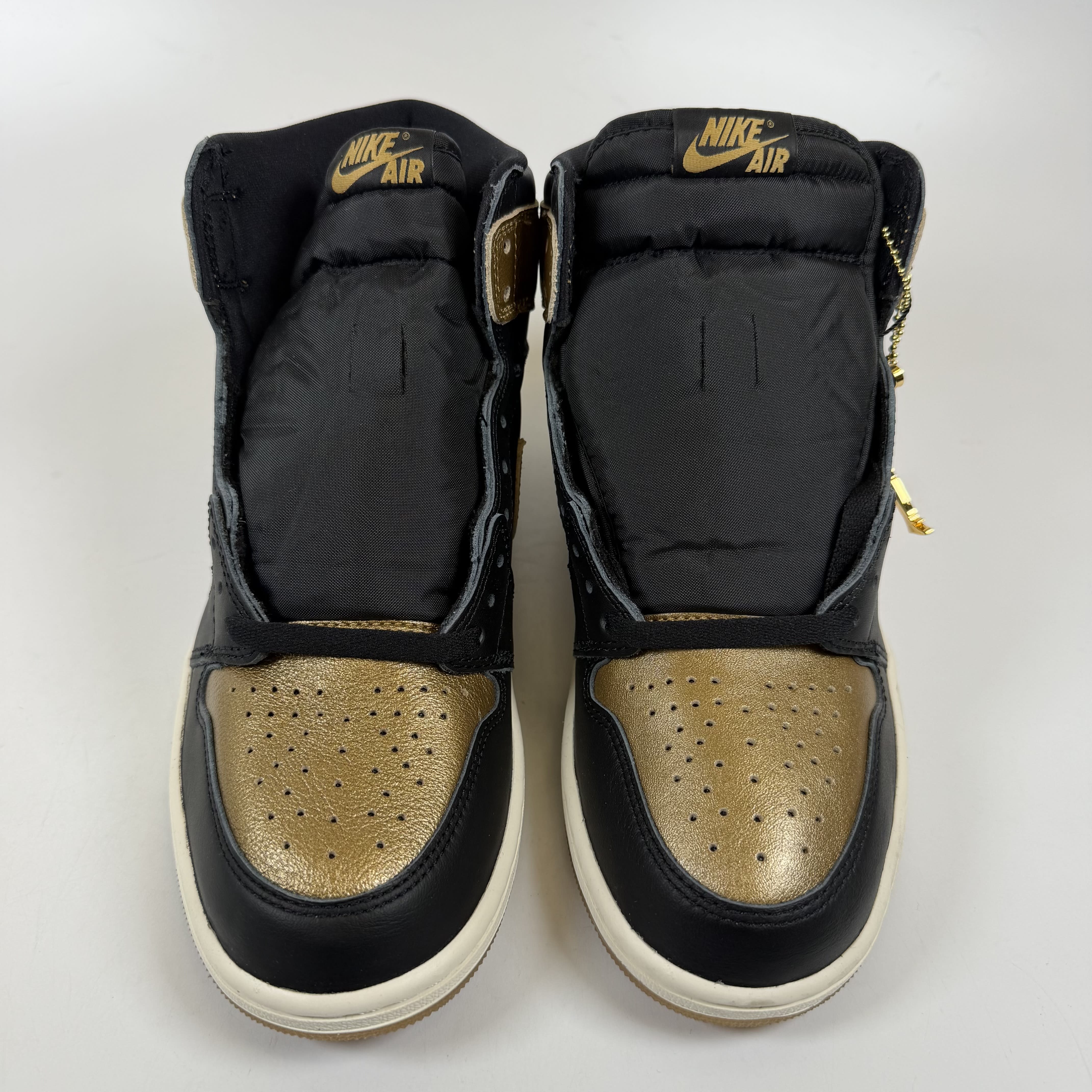 SP12607 Jordan 1 Retro High OG Black Metallic Gold