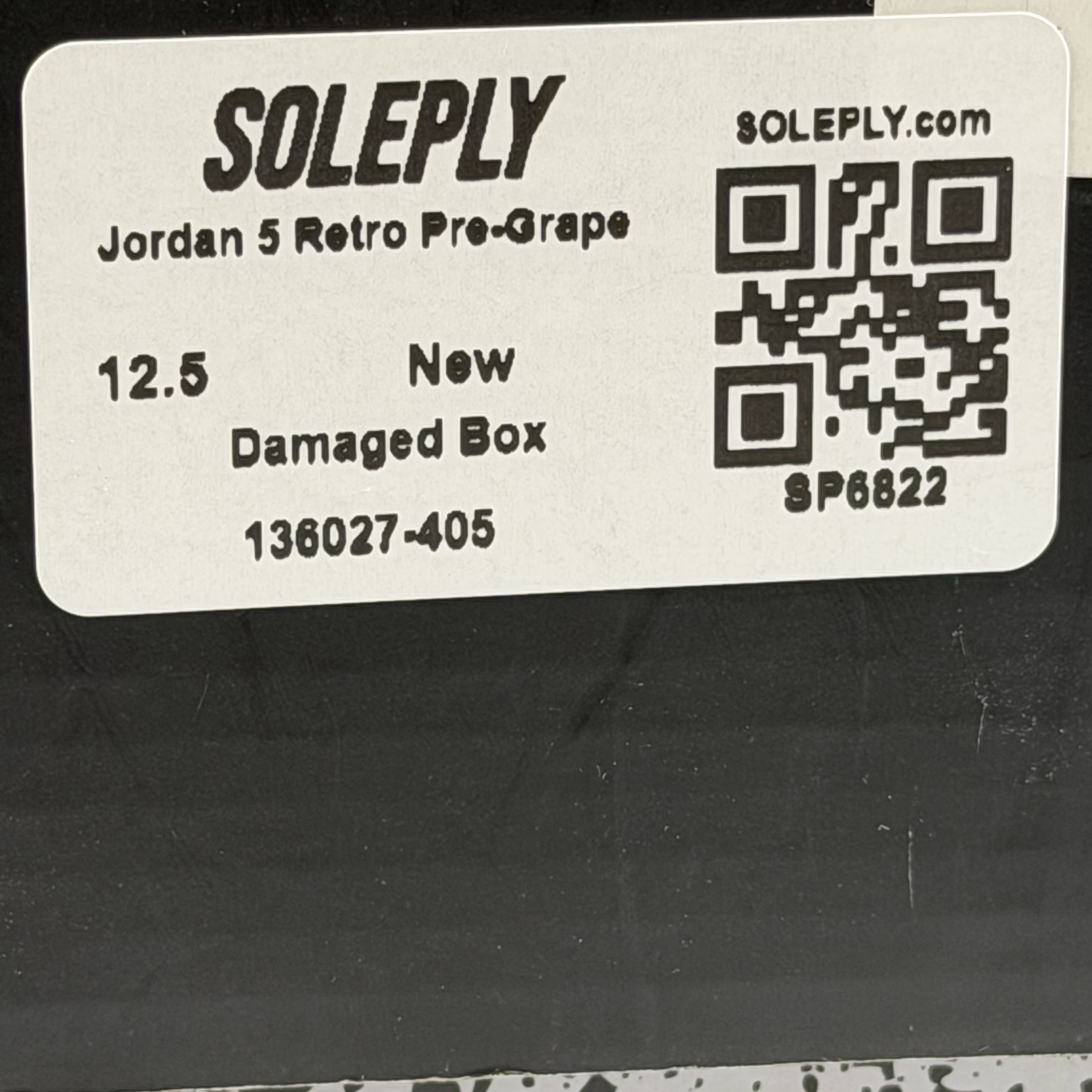SP6822 Jordan 5 Retro Pre-Grape