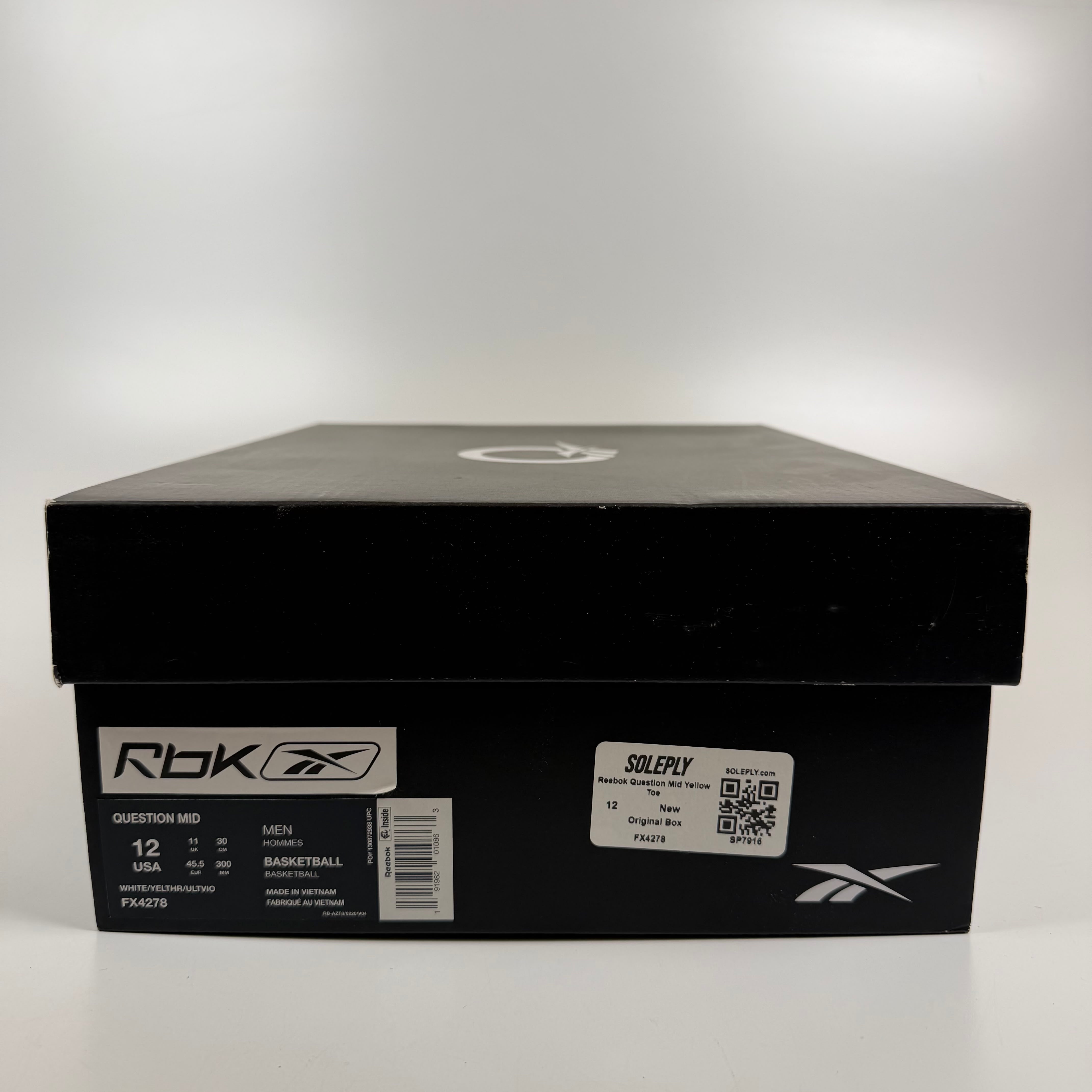 SP7916 Reebok Question Mid Yellow Toe