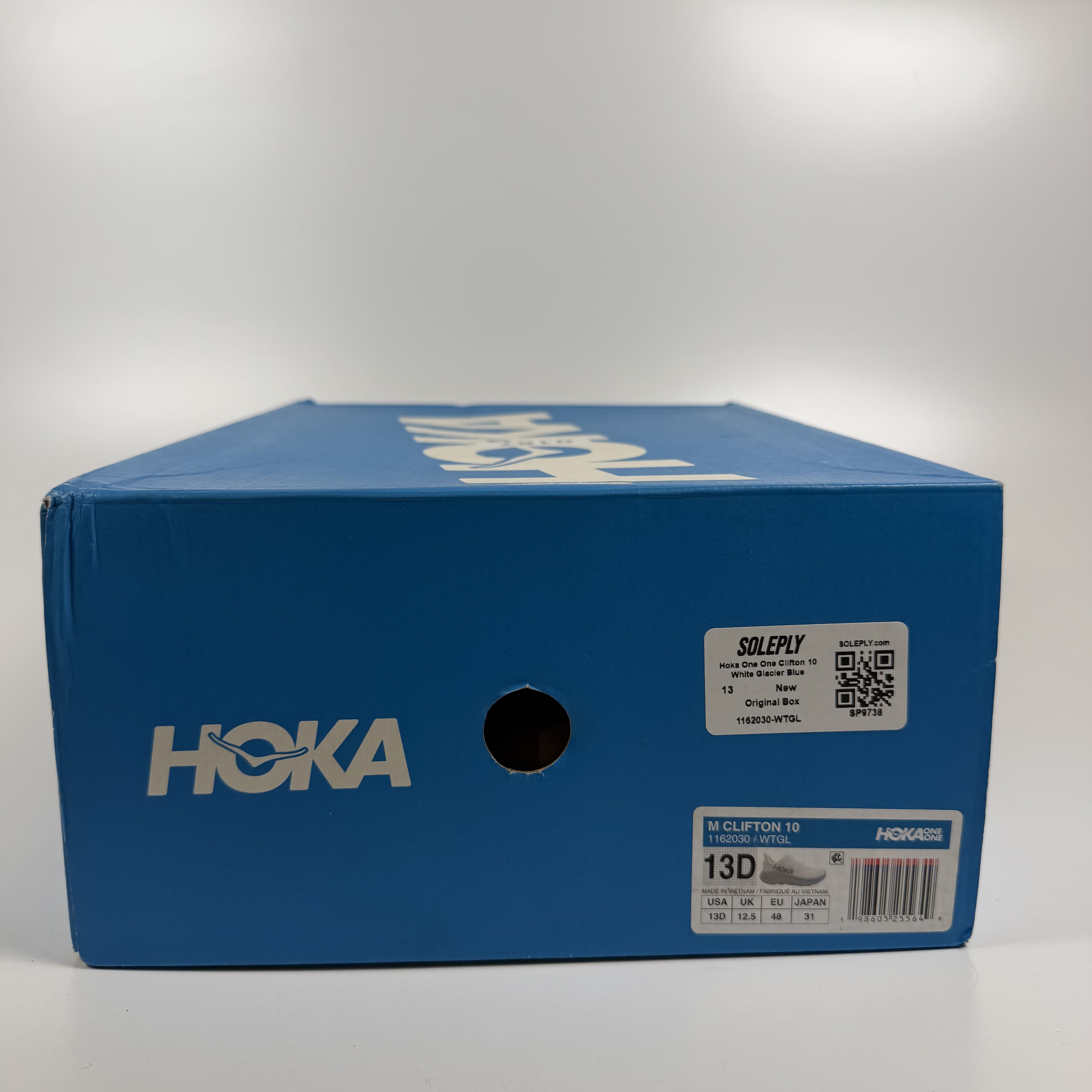SP9738 Hoka One One Clifton 10 White Glacier Blue