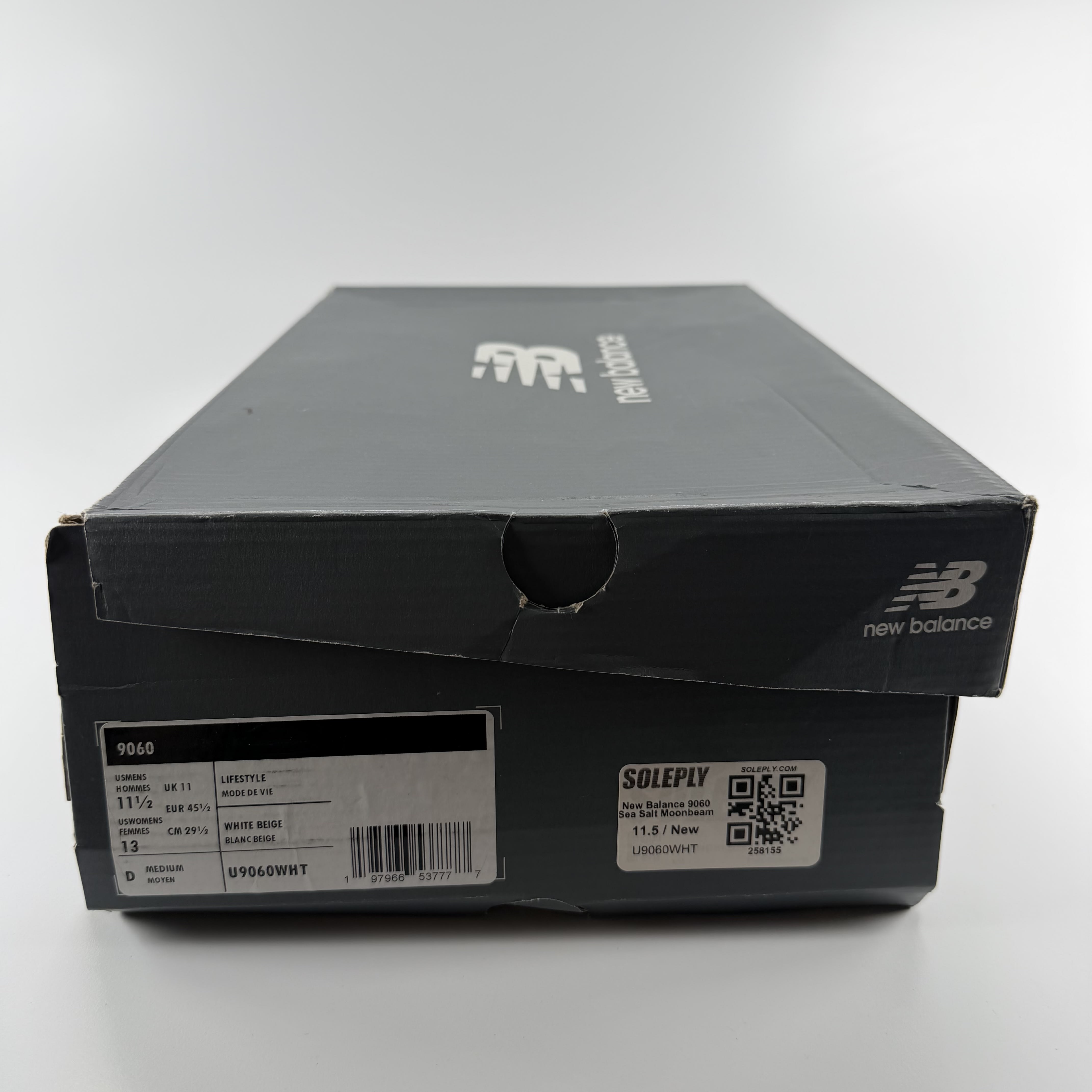 258155 New Balance 9060 Sea Salt Moonbeam