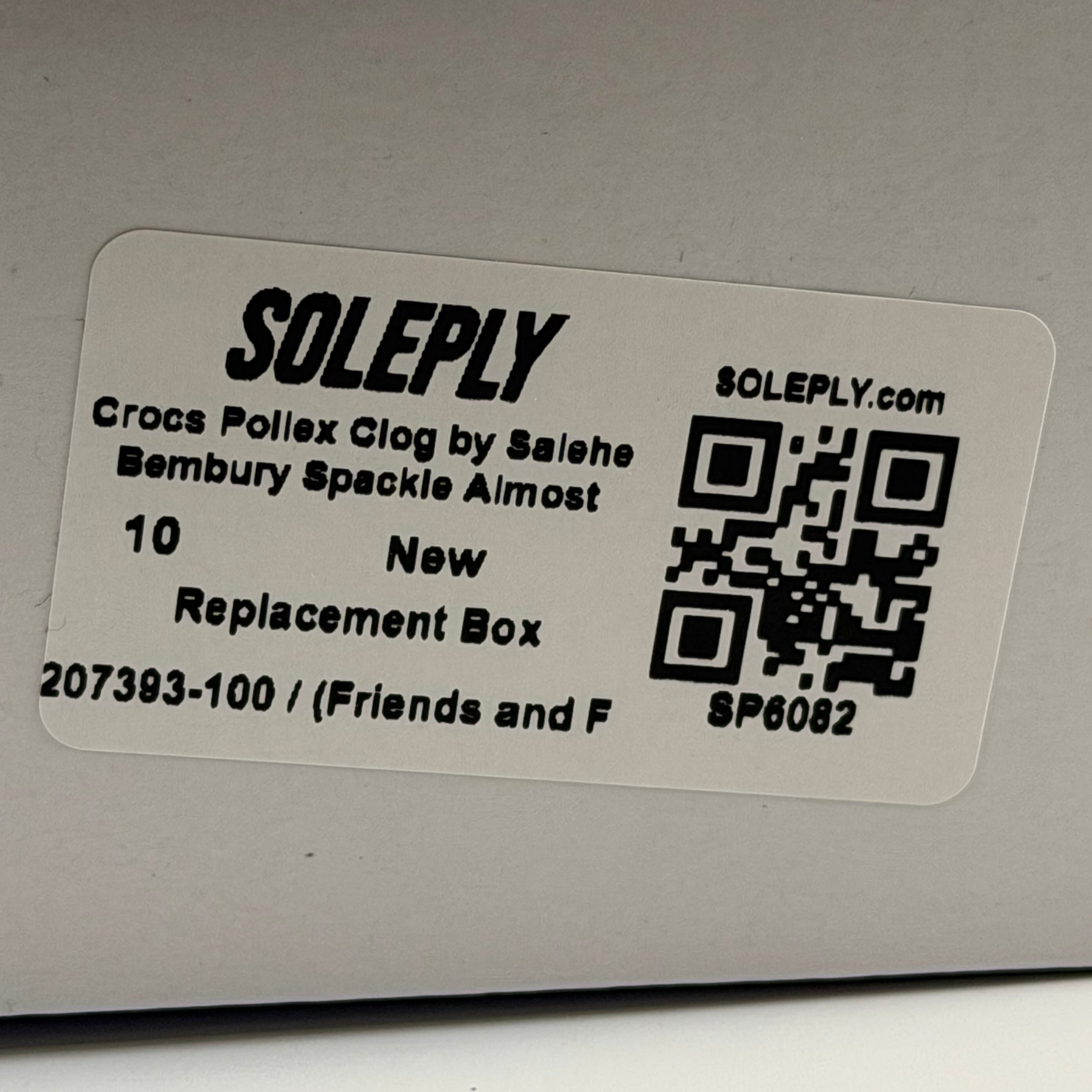 SP6082 Crocs Pollex Clog by Salehe Bembury Spackle Almost White (Friends and Family)