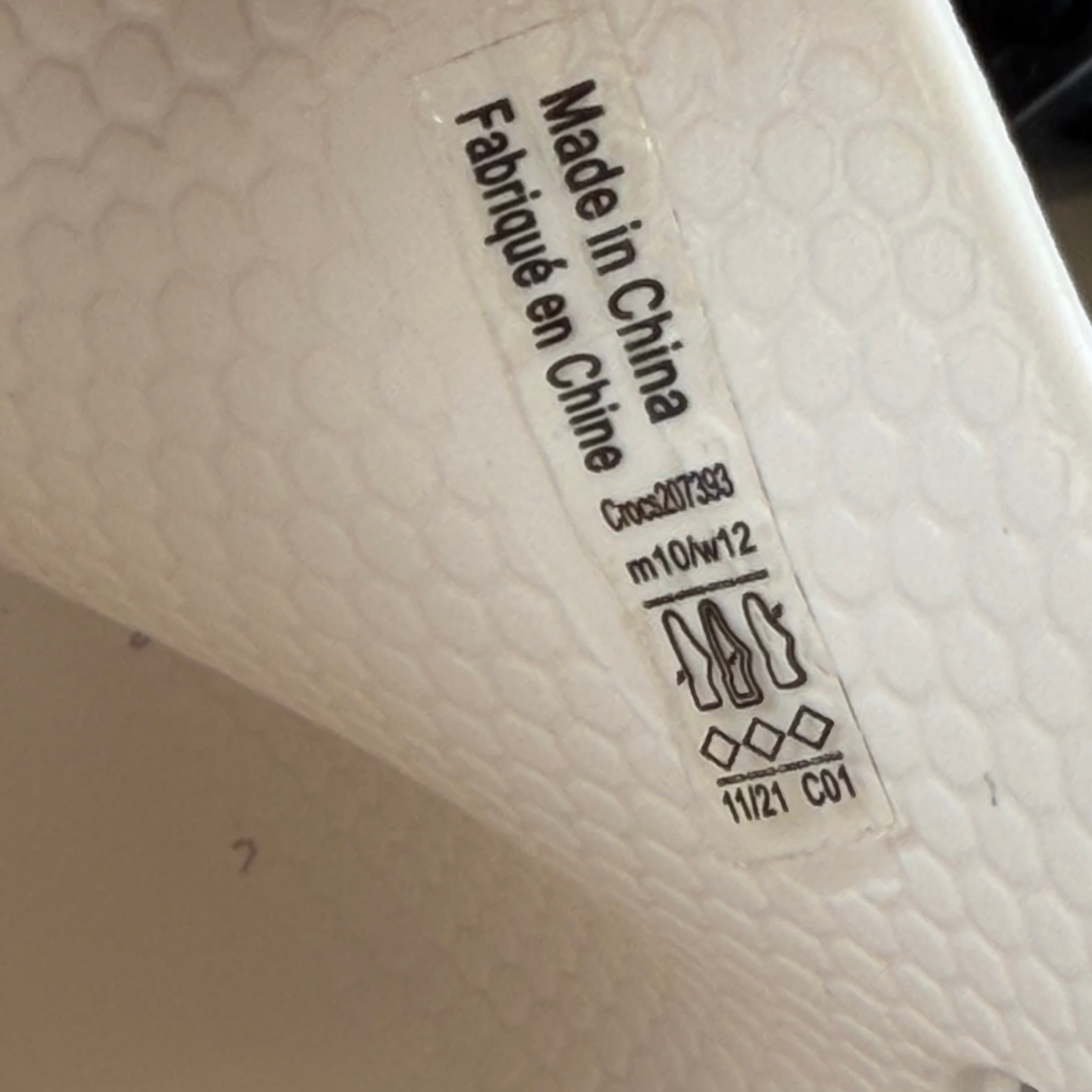 SP6082 Crocs Pollex Clog by Salehe Bembury Spackle Almost White (Friends and Family)