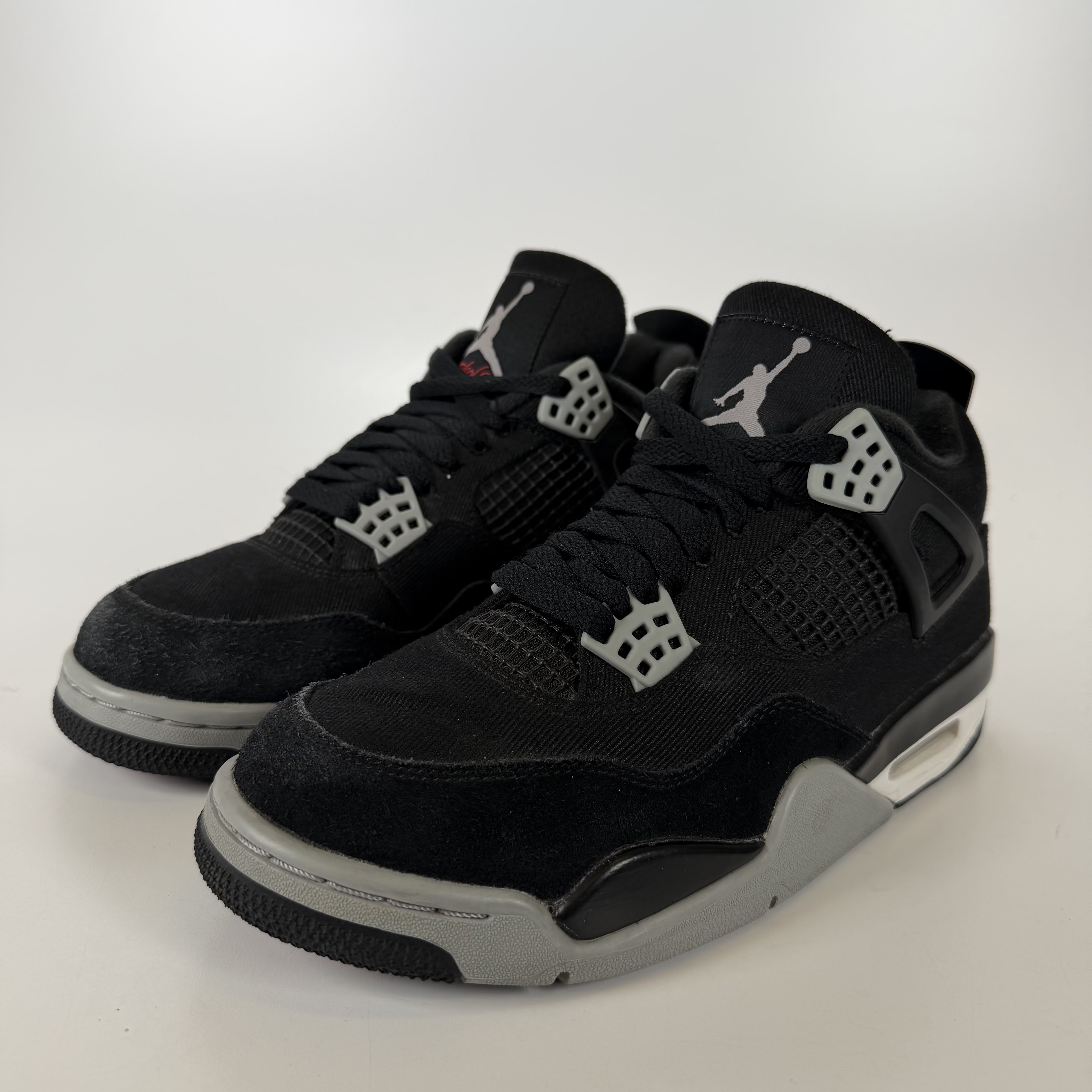 635922 Jordan 4 Retro SE Black Canvas