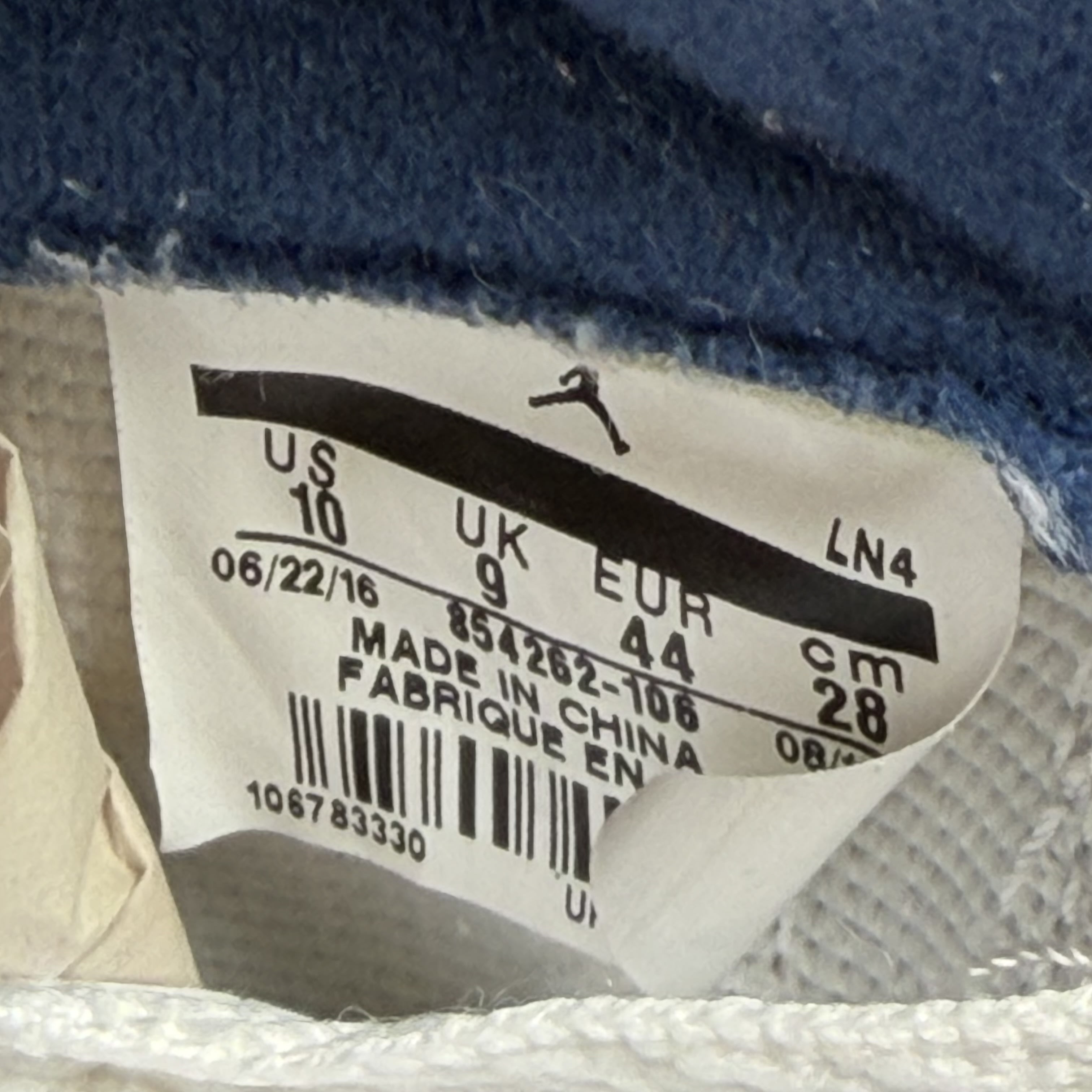 659486 Jordan 3 Retro True Blue (2016)